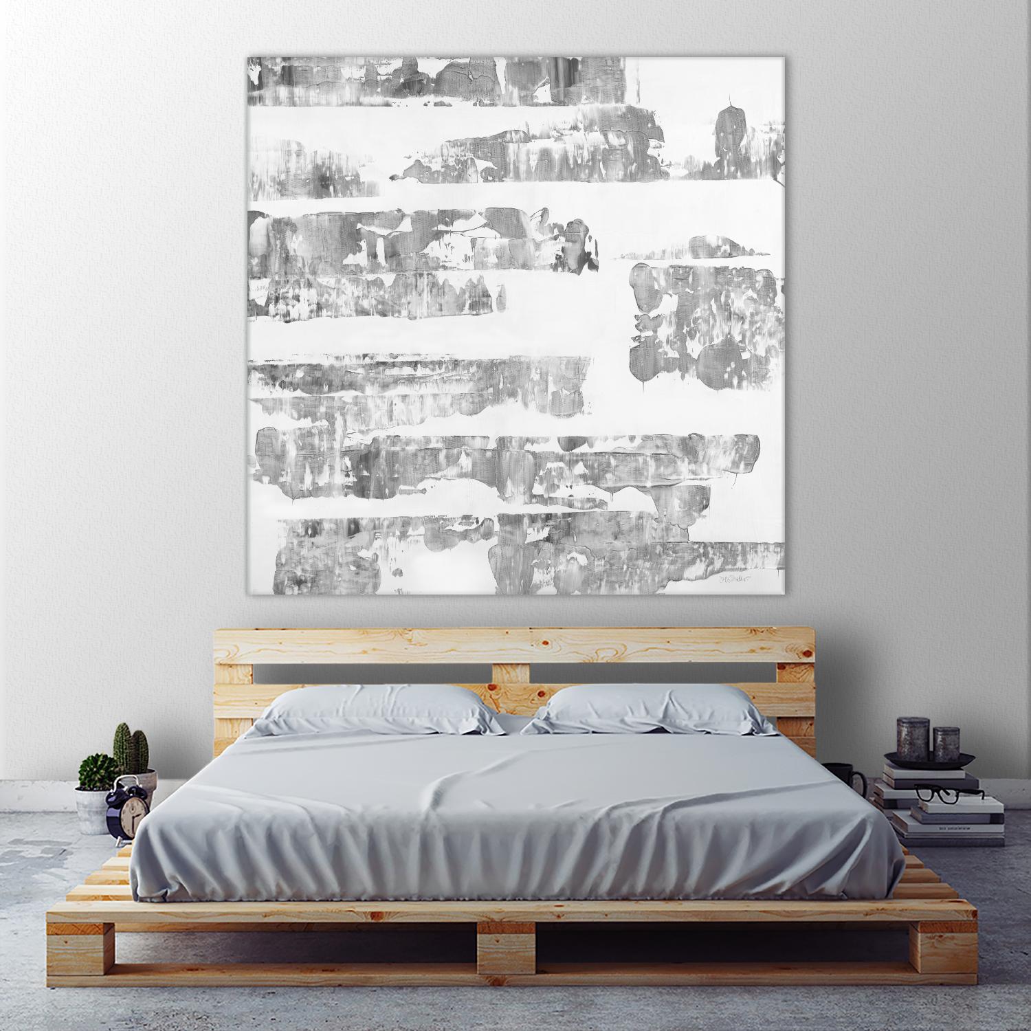 Grey Levels by Jeff Iorillo on GIANT ART - white abstract