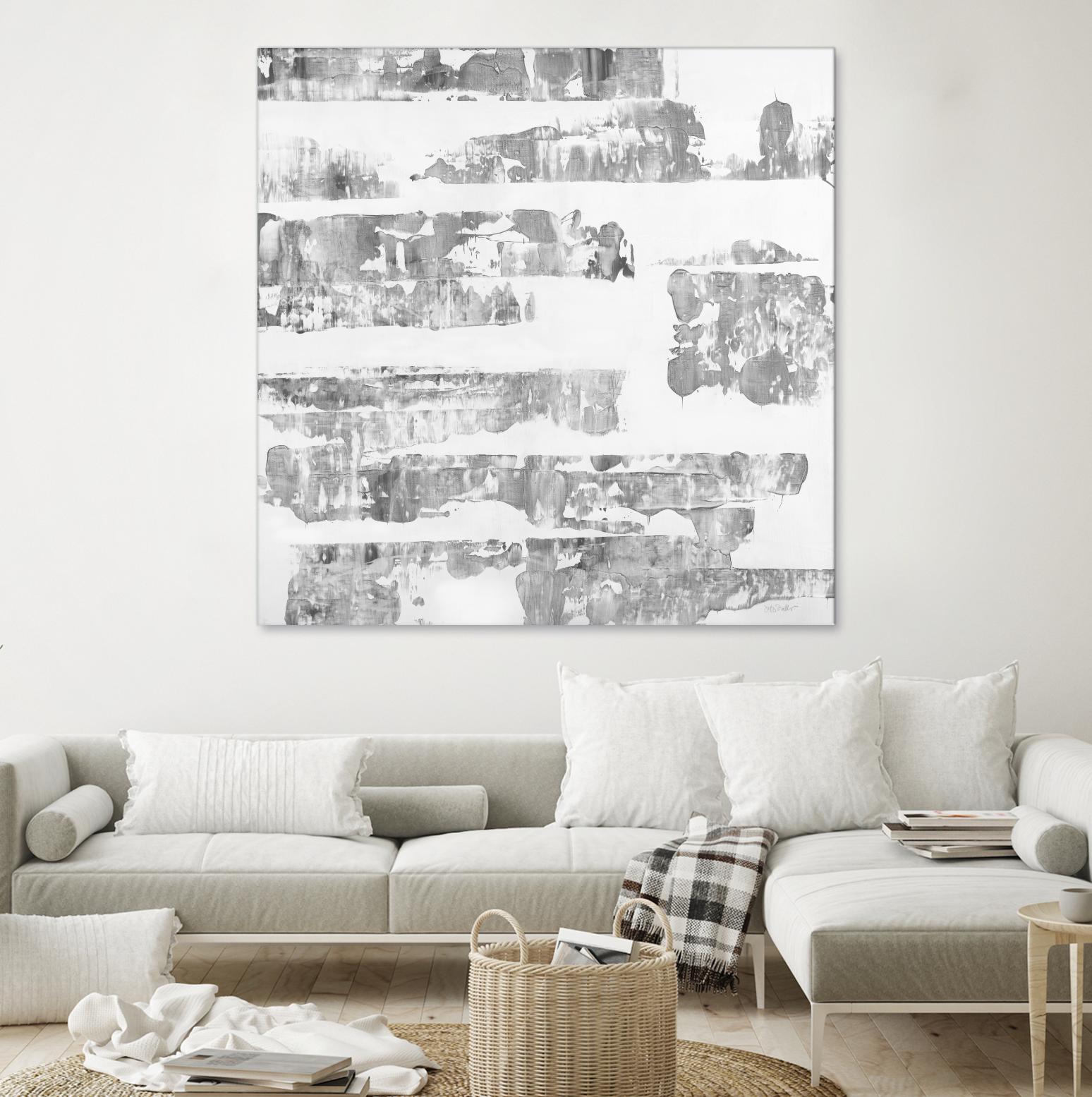 Grey Levels by Jeff Iorillo on GIANT ART - white abstract