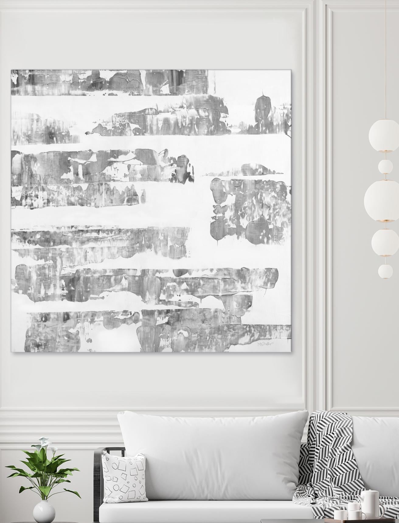 Grey Levels by Jeff Iorillo on GIANT ART - white abstract