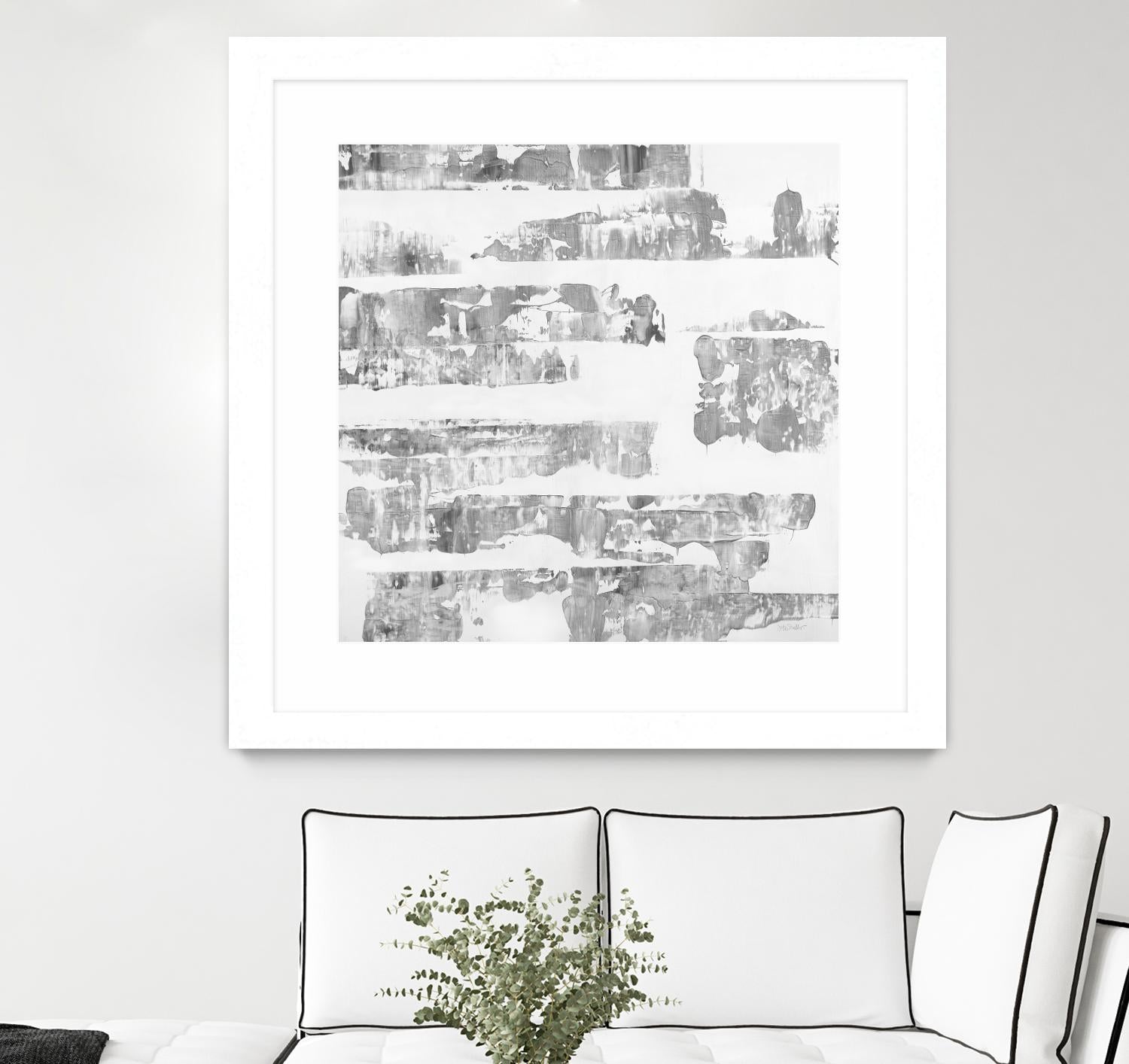 Grey Levels by Jeff Iorillo on GIANT ART - white abstract