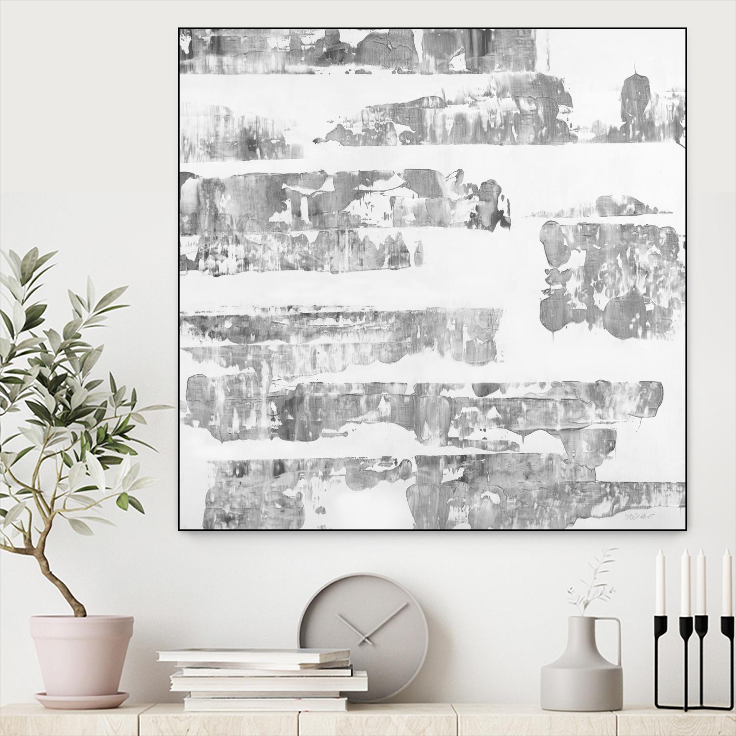 Grey Levels by Jeff Iorillo on GIANT ART - white abstract
