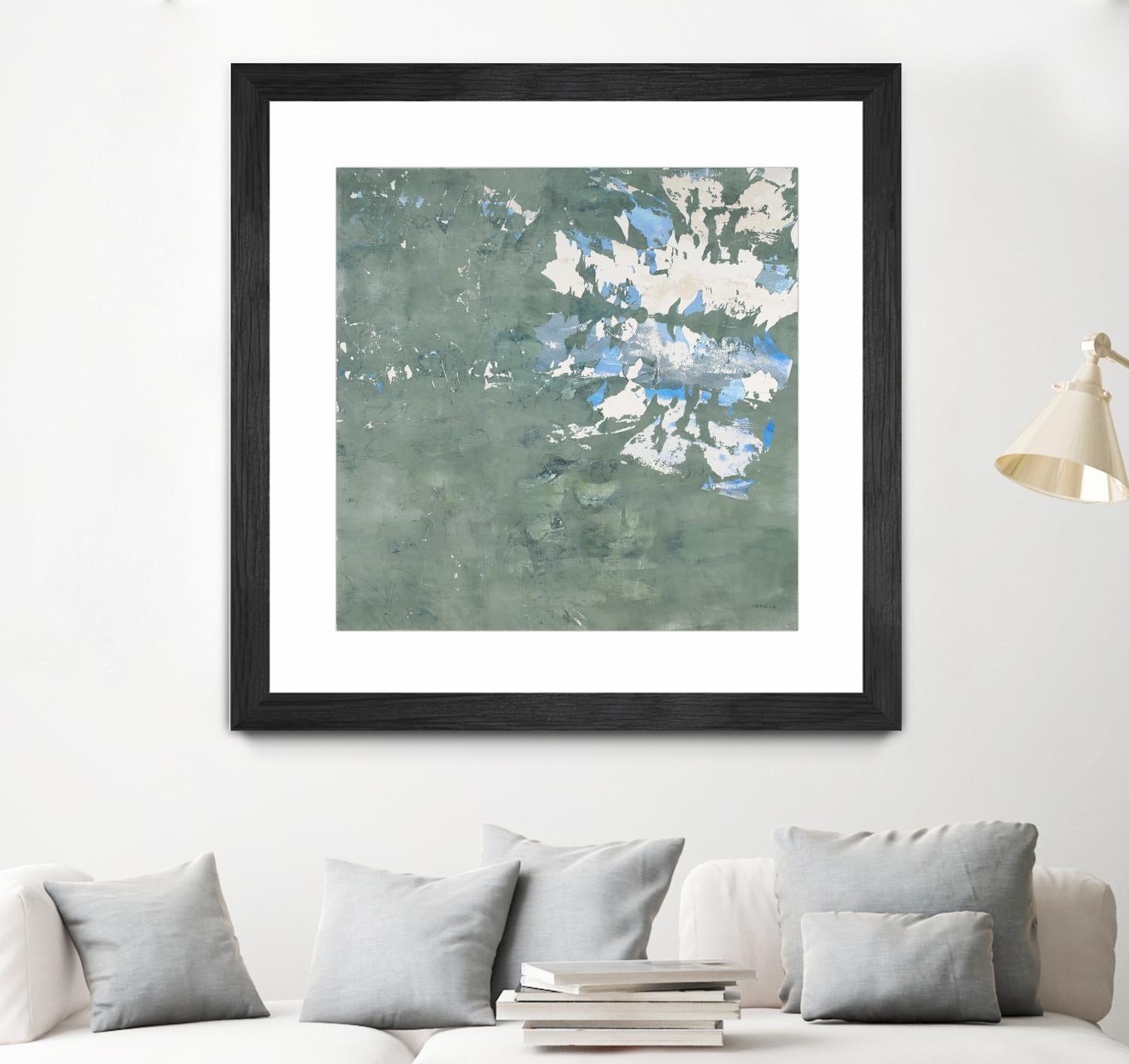 Lakeshore by Jeff Iorillo on GIANT ART - blue abstract