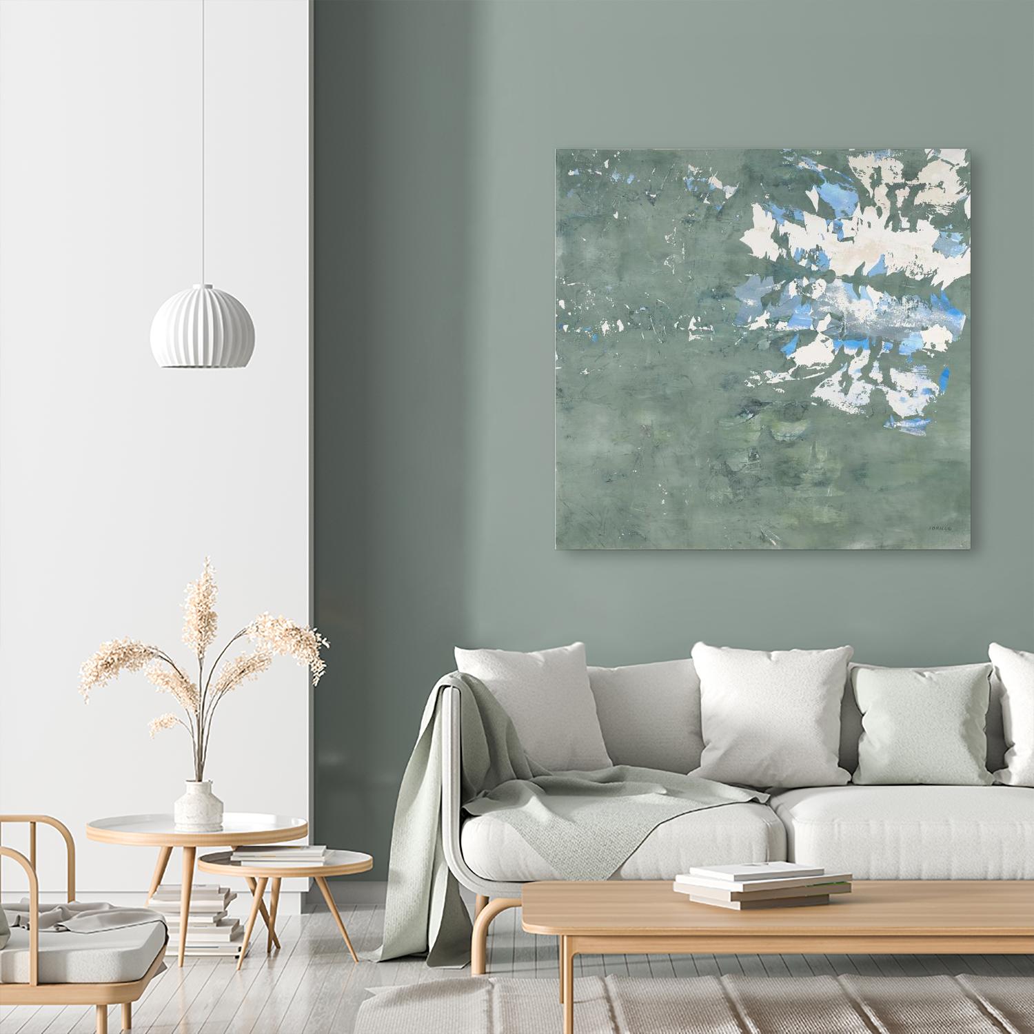 Lakeshore by Jeff Iorillo on GIANT ART - blue abstract