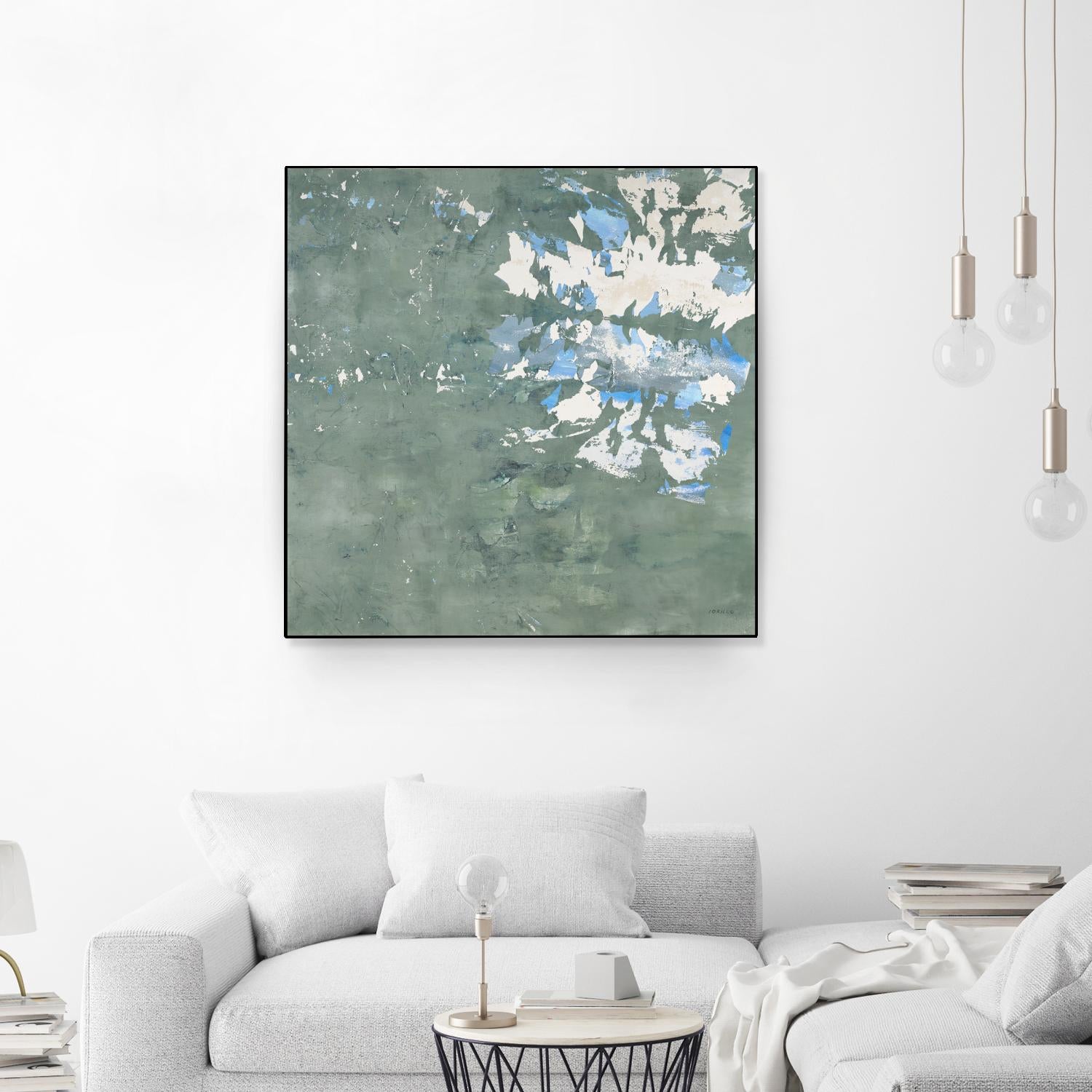 Lakeshore by Jeff Iorillo on GIANT ART - blue abstract