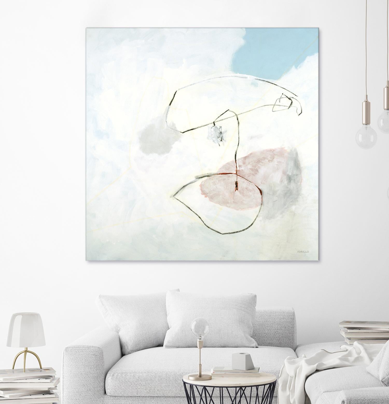 Sweet Solitude by Jeff Iorillo on GIANT ART - blue abstract