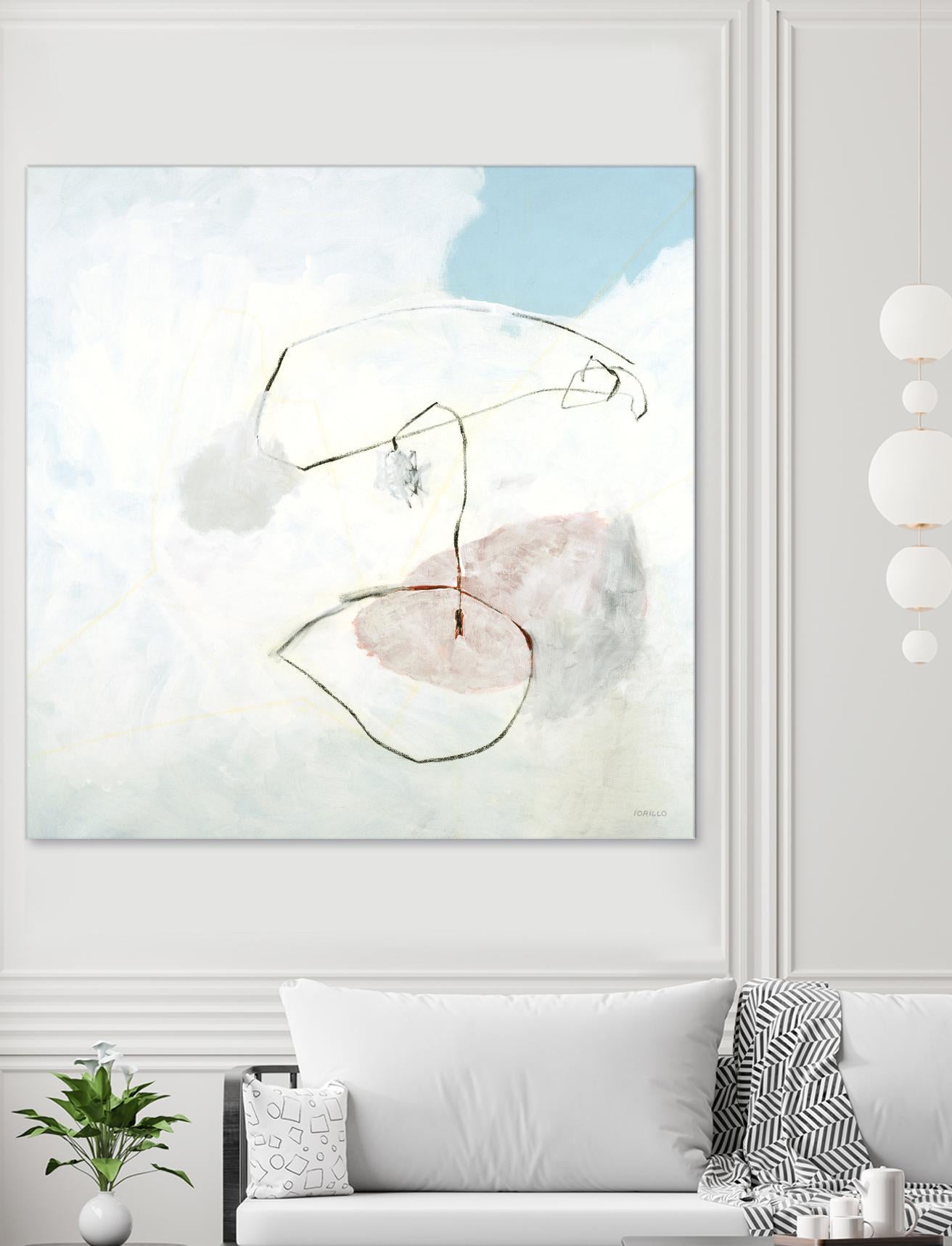 Sweet Solitude by Jeff Iorillo on GIANT ART - blue abstract