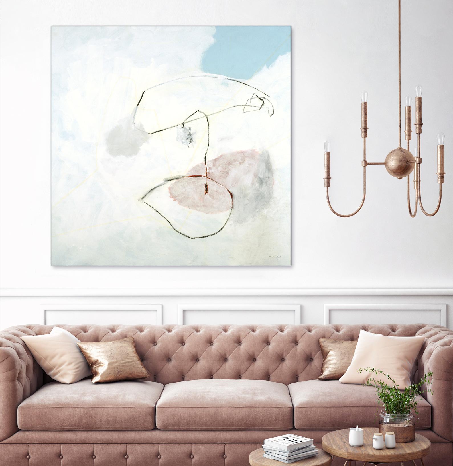 Sweet Solitude by Jeff Iorillo on GIANT ART - blue abstract