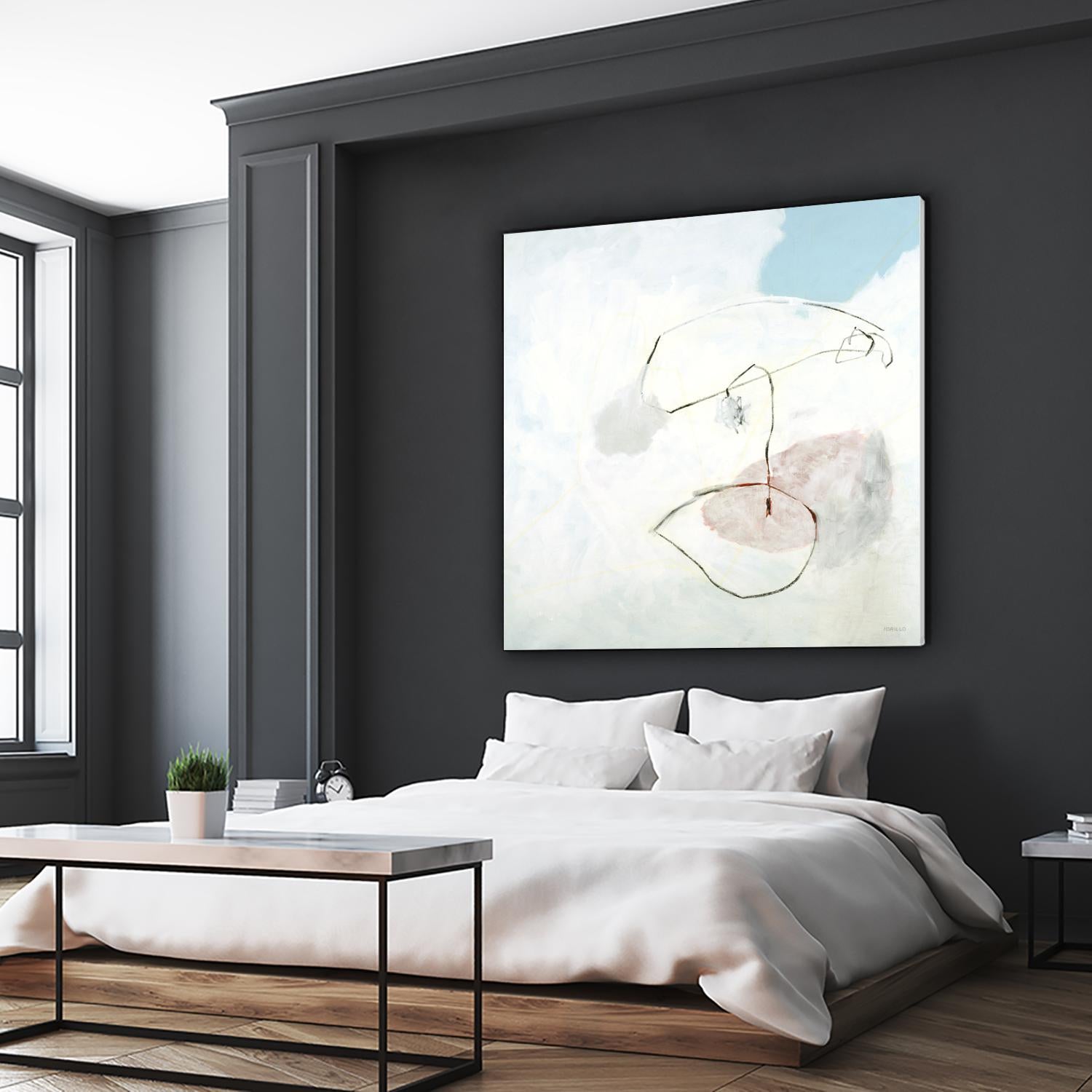 Sweet Solitude by Jeff Iorillo on GIANT ART - blue abstract