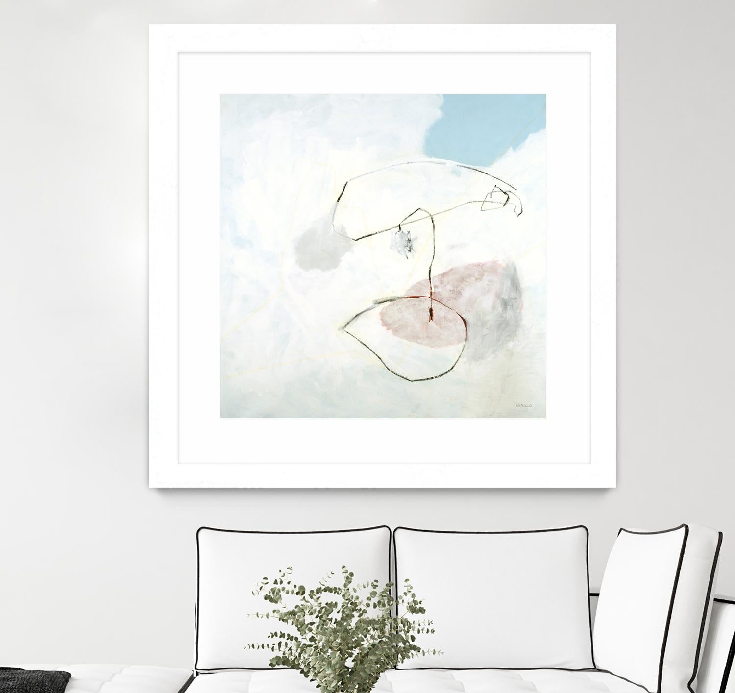 Sweet Solitude by Jeff Iorillo on GIANT ART - blue abstract