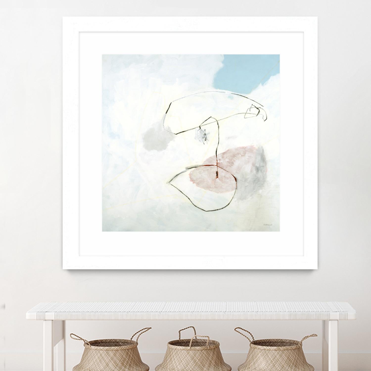 Sweet Solitude by Jeff Iorillo on GIANT ART - blue abstract