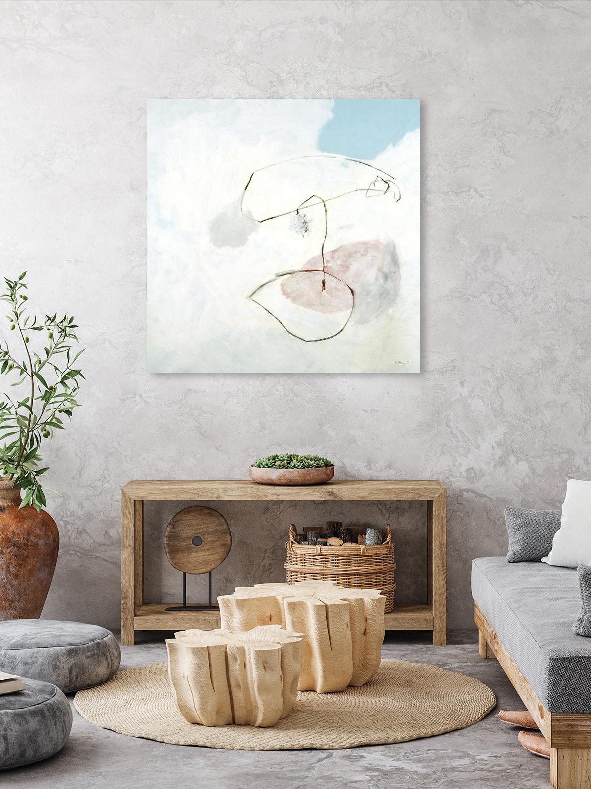 Sweet Solitude by Jeff Iorillo on GIANT ART - blue abstract