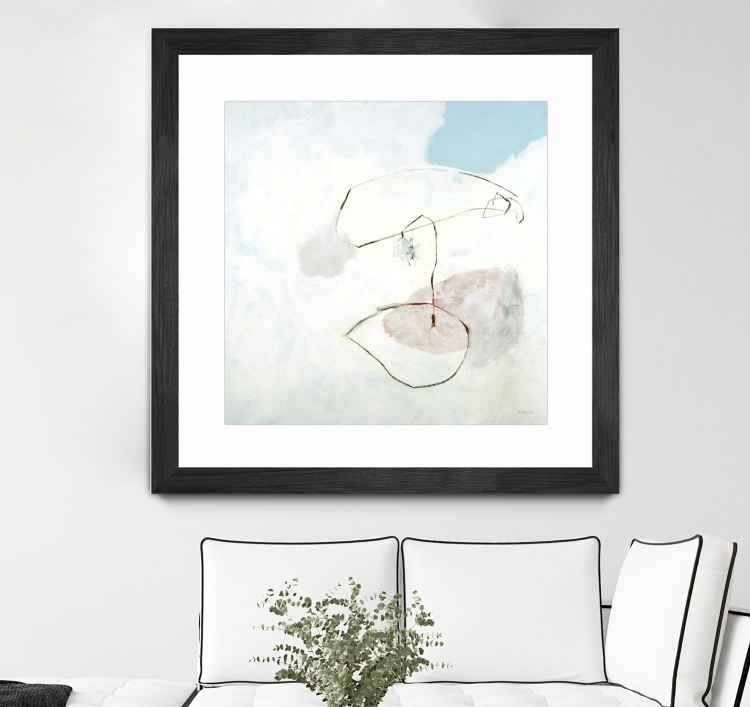 Sweet Solitude by Jeff Iorillo on GIANT ART - blue abstract