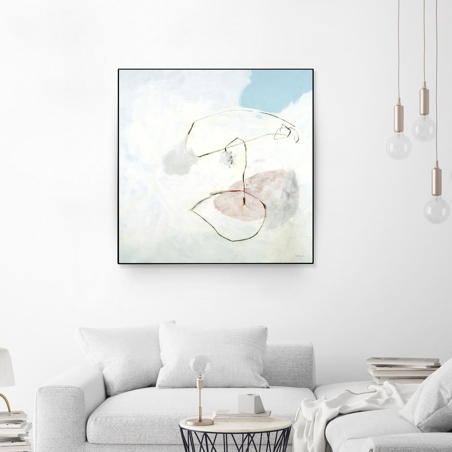 Sweet Solitude by Jeff Iorillo on GIANT ART - blue abstract