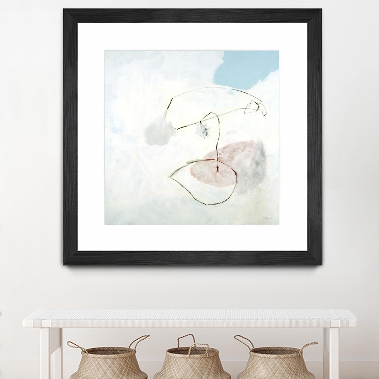 Sweet Solitude by Jeff Iorillo on GIANT ART - blue abstract