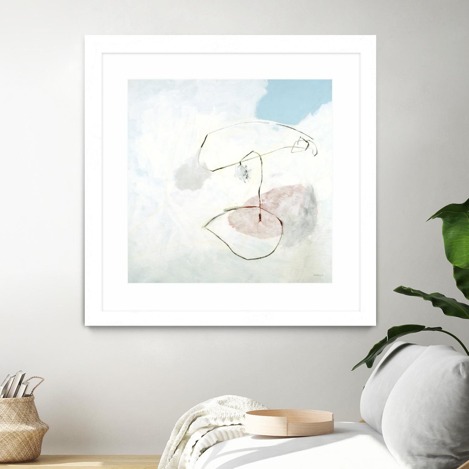 Sweet Solitude by Jeff Iorillo on GIANT ART - blue abstract