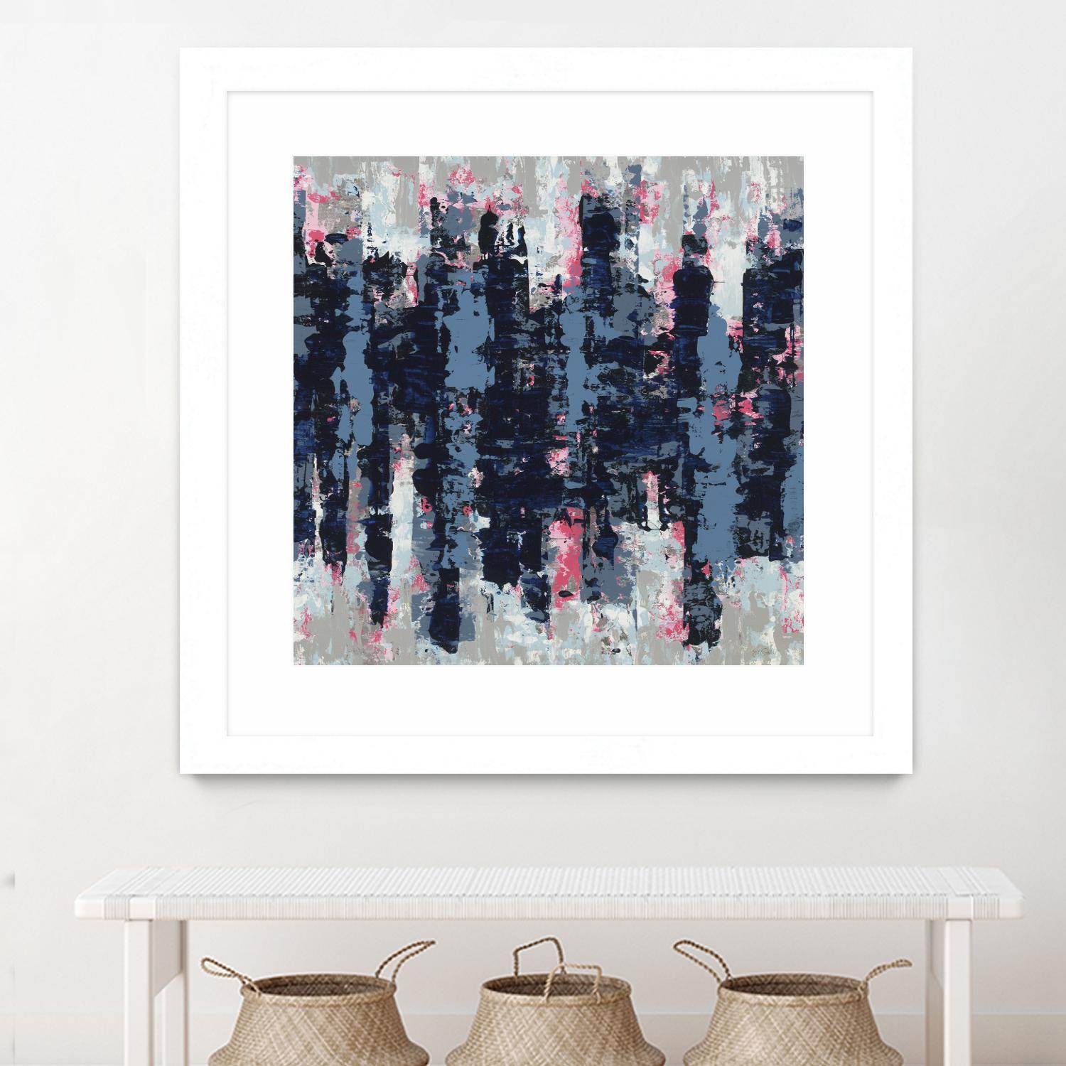 Veiled Heat by Jeff Iorillo on GIANT ART - blues abstract