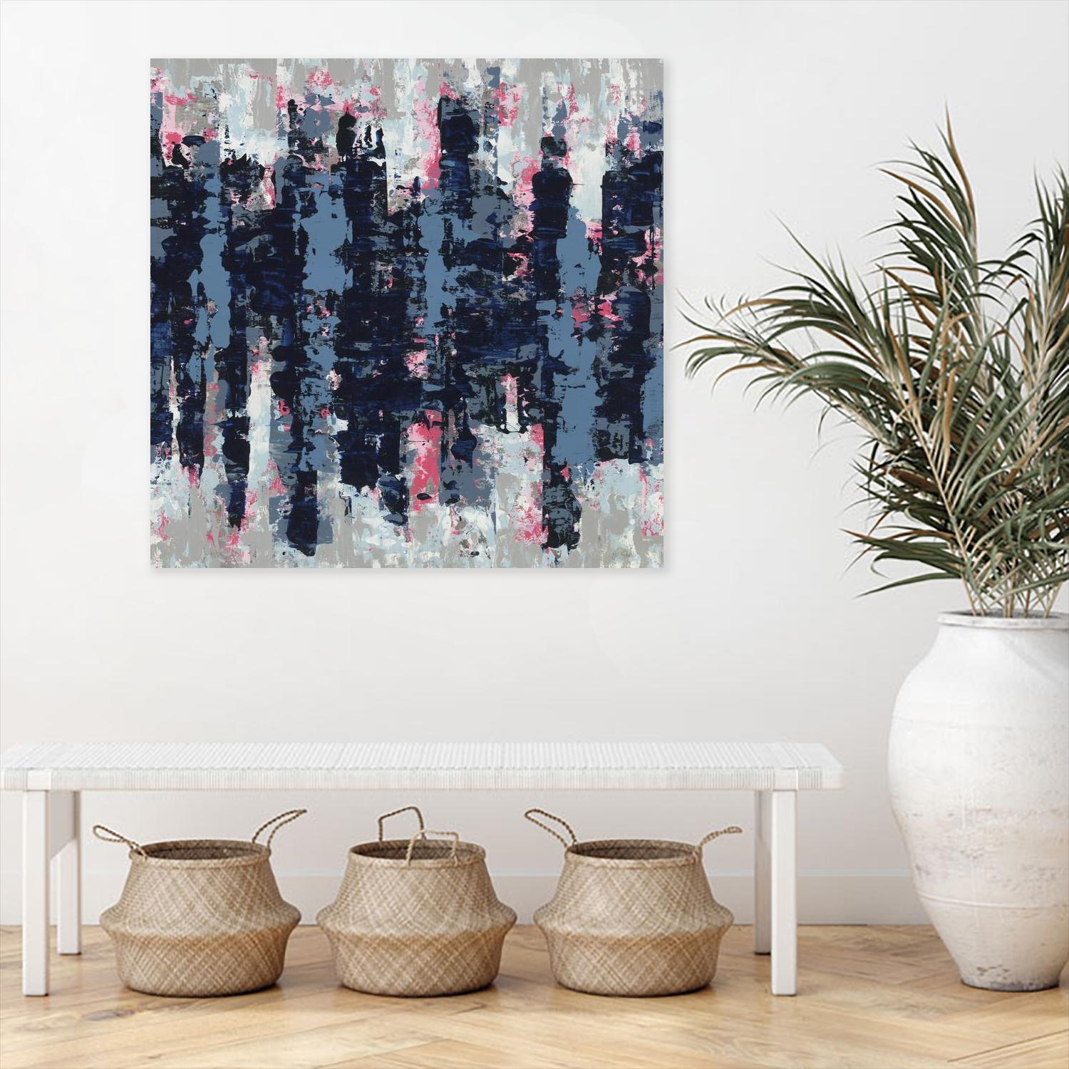 Veiled Heat by Jeff Iorillo on GIANT ART - blues abstract