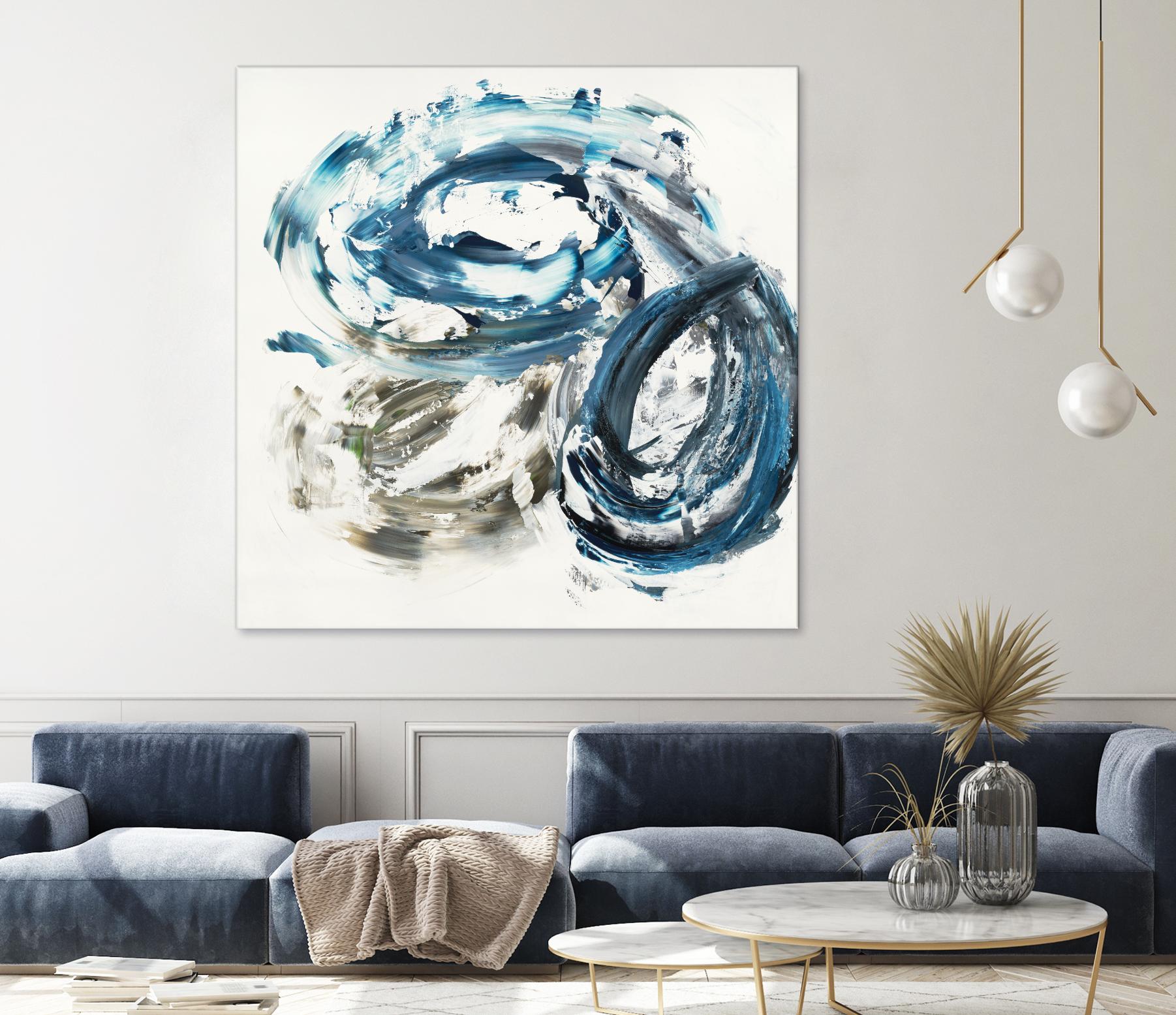 Surf Break by Jeff Iorillo on GIANT ART - blues abstract