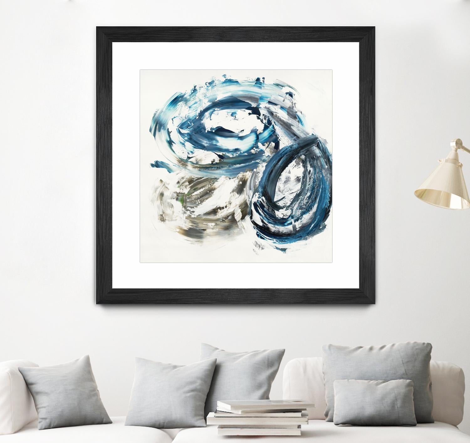 Surf Break by Jeff Iorillo on GIANT ART - blues abstract