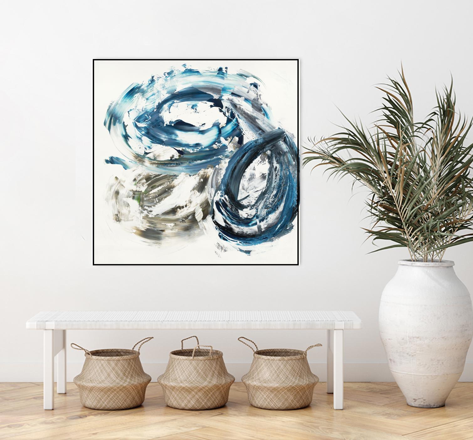 Surf Break by Jeff Iorillo on GIANT ART - blues abstract