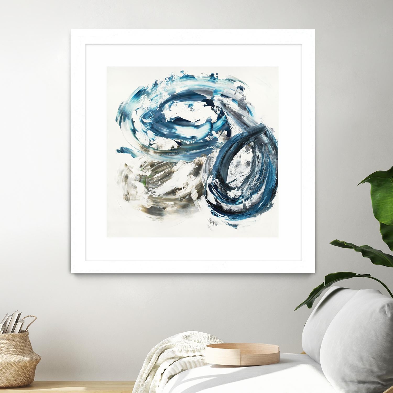 Surf Break by Jeff Iorillo on GIANT ART - blues abstract