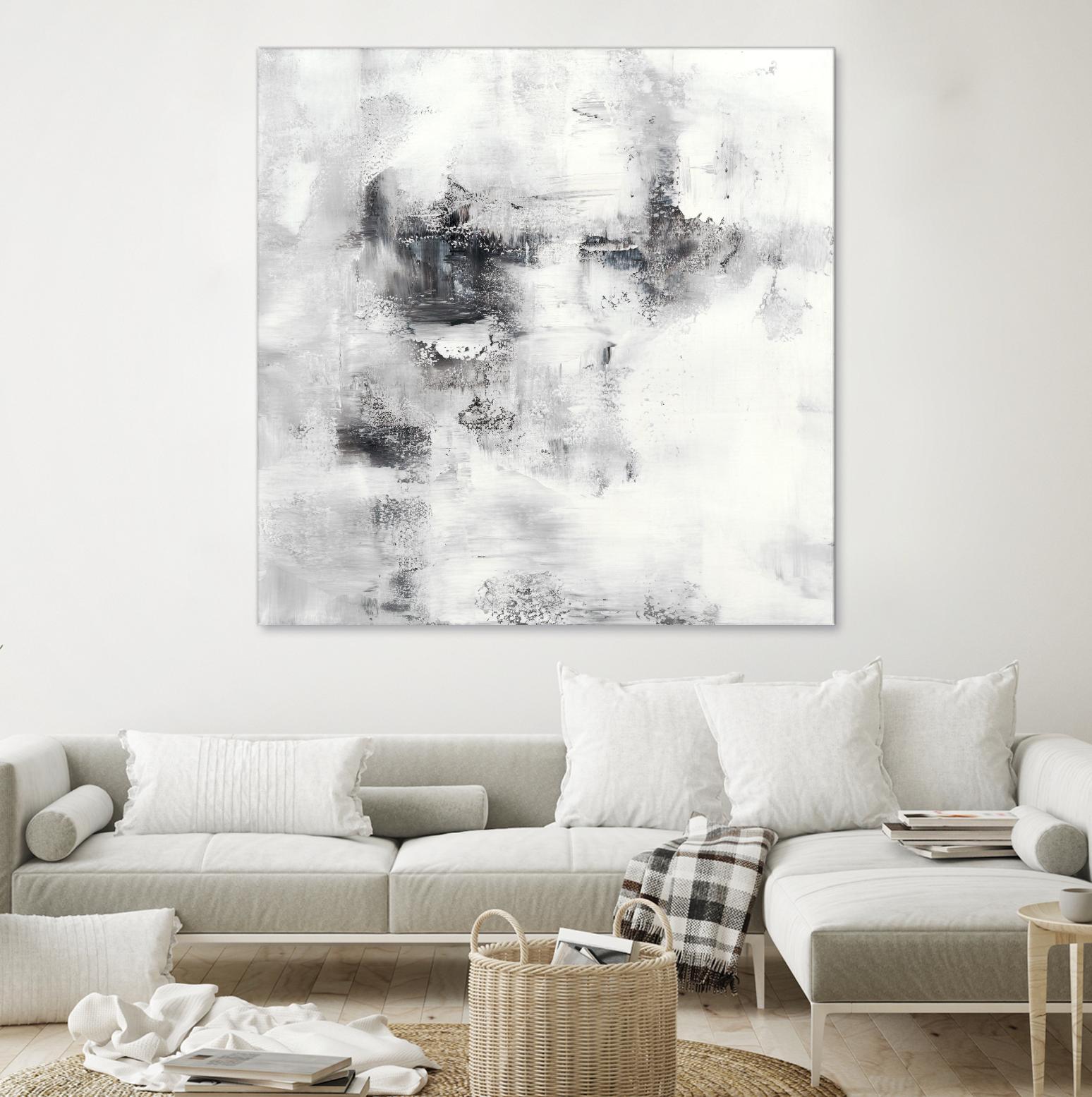 Lighthouse by Jeff Iorillo on GIANT ART - whites & creams abstract white