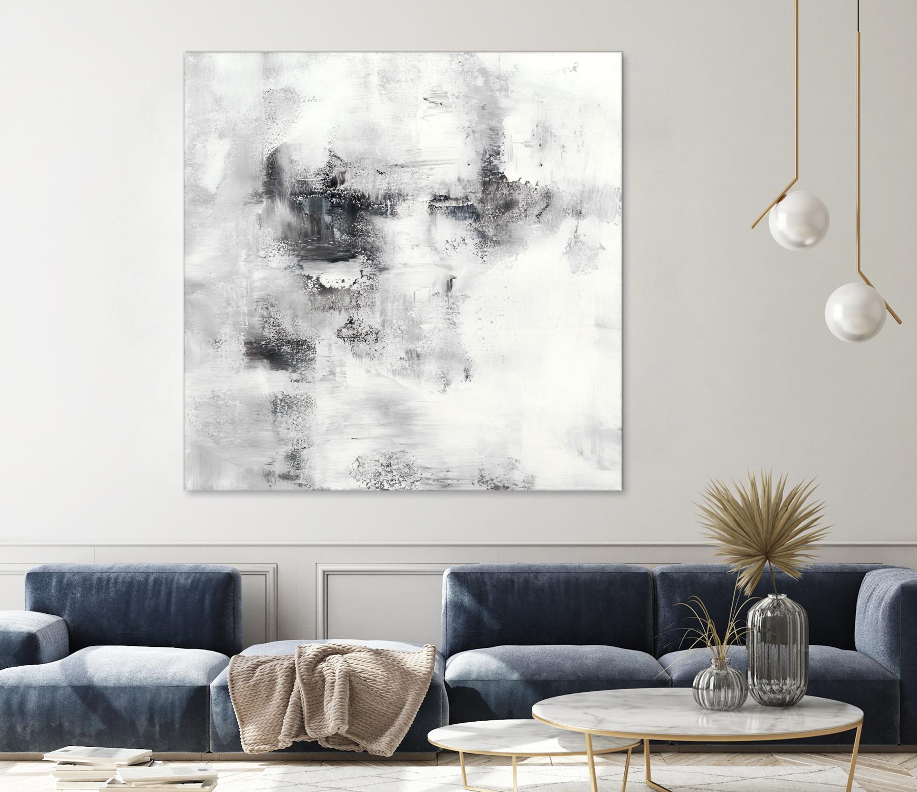 Lighthouse by Jeff Iorillo on GIANT ART - whites & creams abstract white