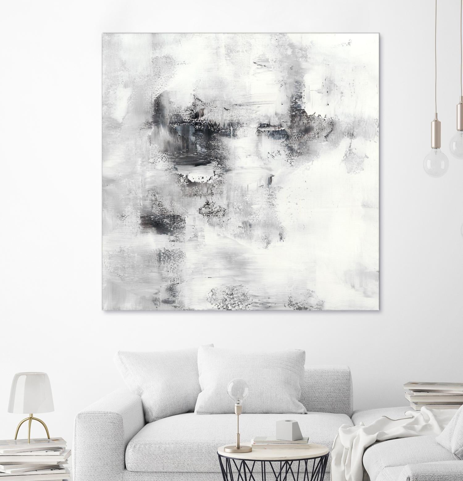 Lighthouse by Jeff Iorillo on GIANT ART - whites & creams abstract white