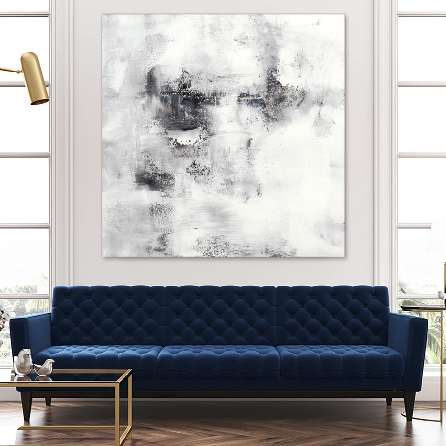 Lighthouse by Jeff Iorillo on GIANT ART - whites & creams abstract white