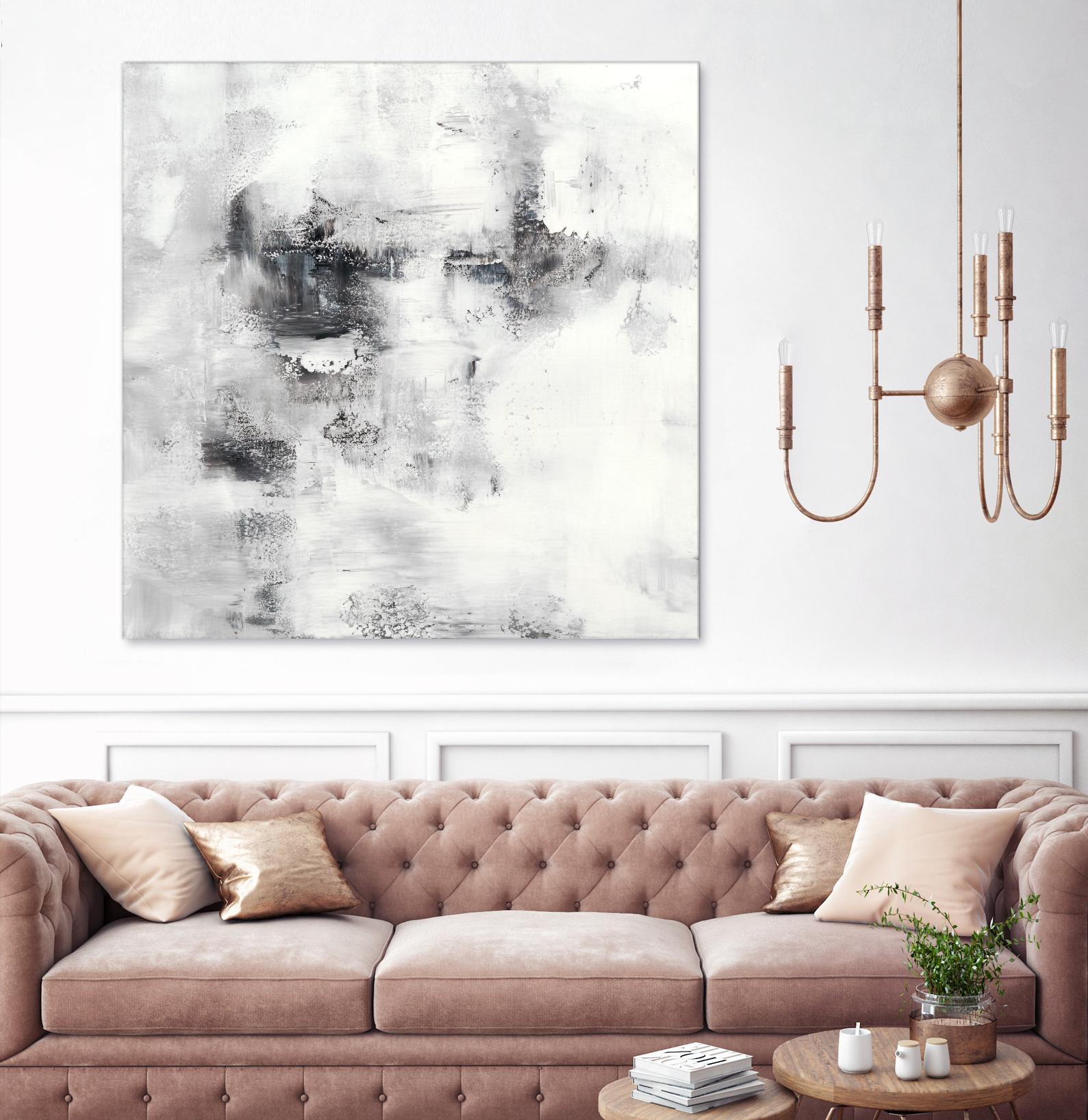 Lighthouse by Jeff Iorillo on GIANT ART - whites & creams abstract white