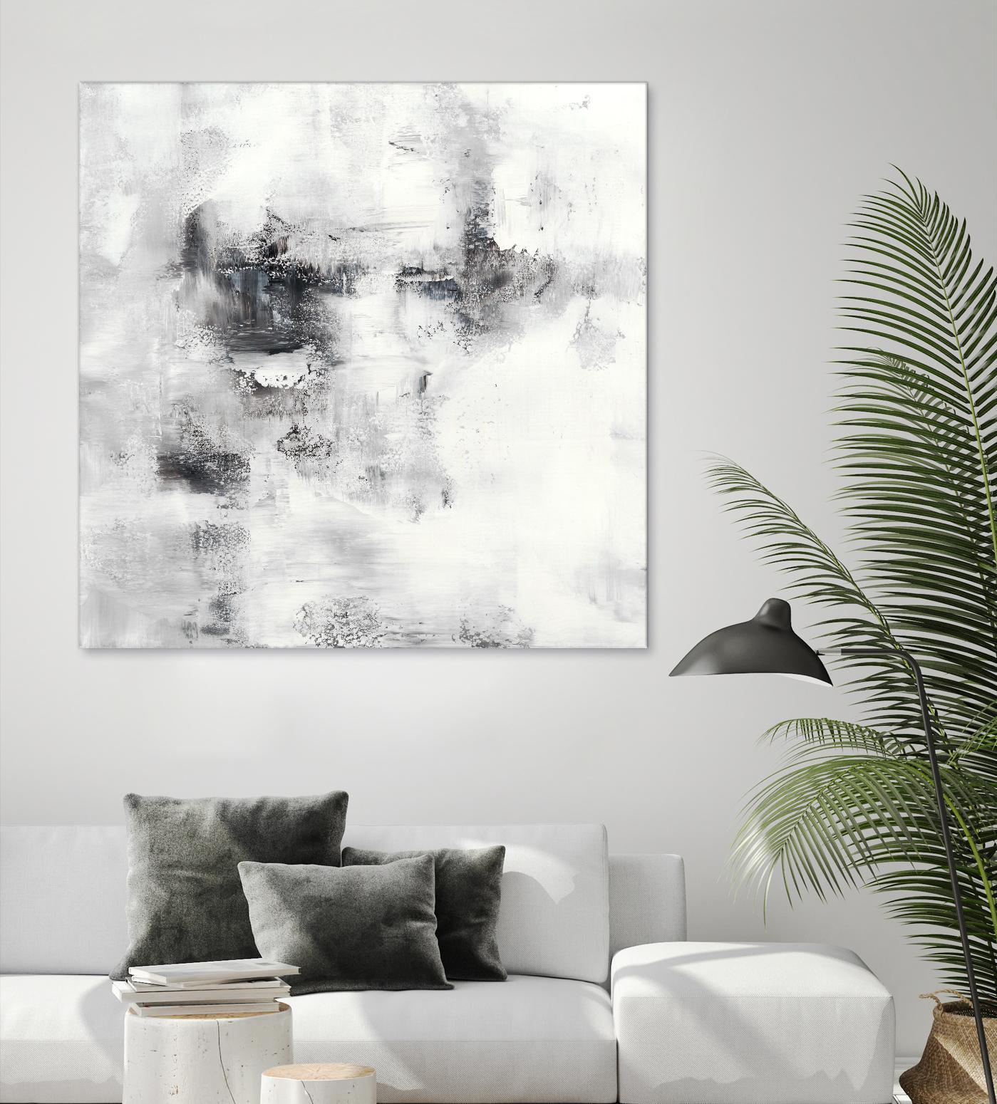 Lighthouse by Jeff Iorillo on GIANT ART - whites & creams abstract white