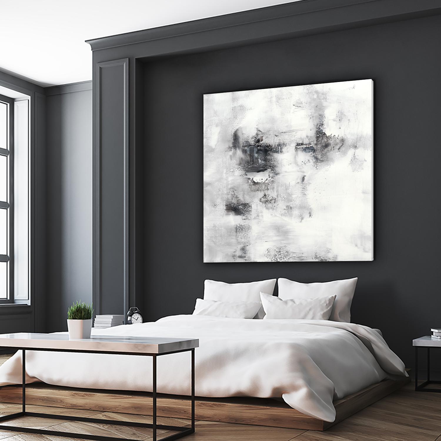 Lighthouse by Jeff Iorillo on GIANT ART - whites & creams abstract white