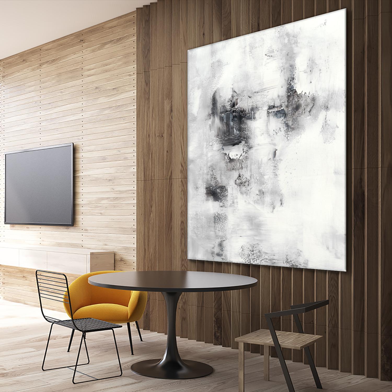 Lighthouse by Jeff Iorillo on GIANT ART - whites & creams abstract white