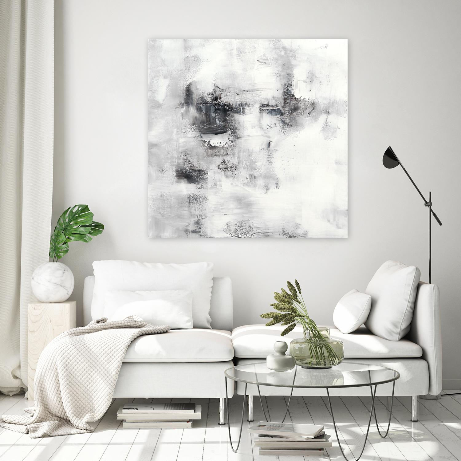 Lighthouse by Jeff Iorillo on GIANT ART - whites & creams abstract white