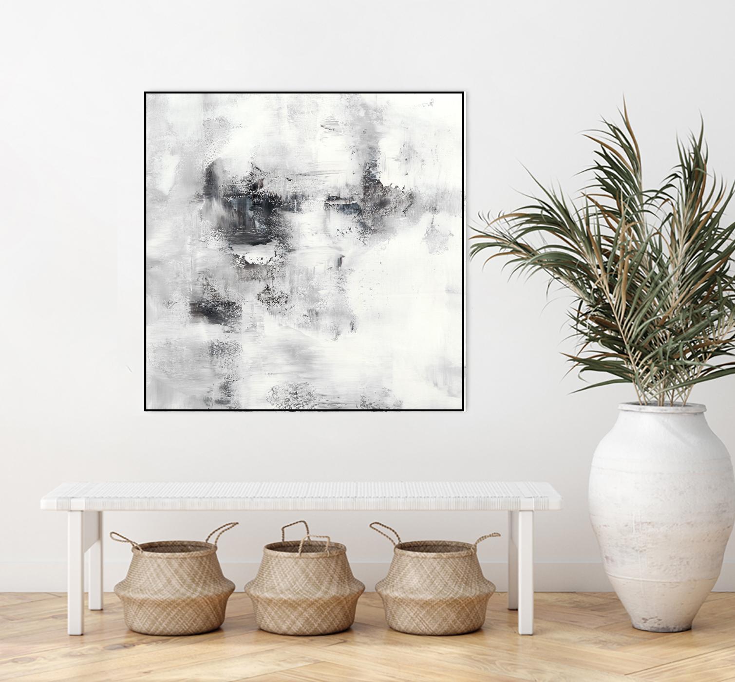 Lighthouse by Jeff Iorillo on GIANT ART - whites & creams abstract white