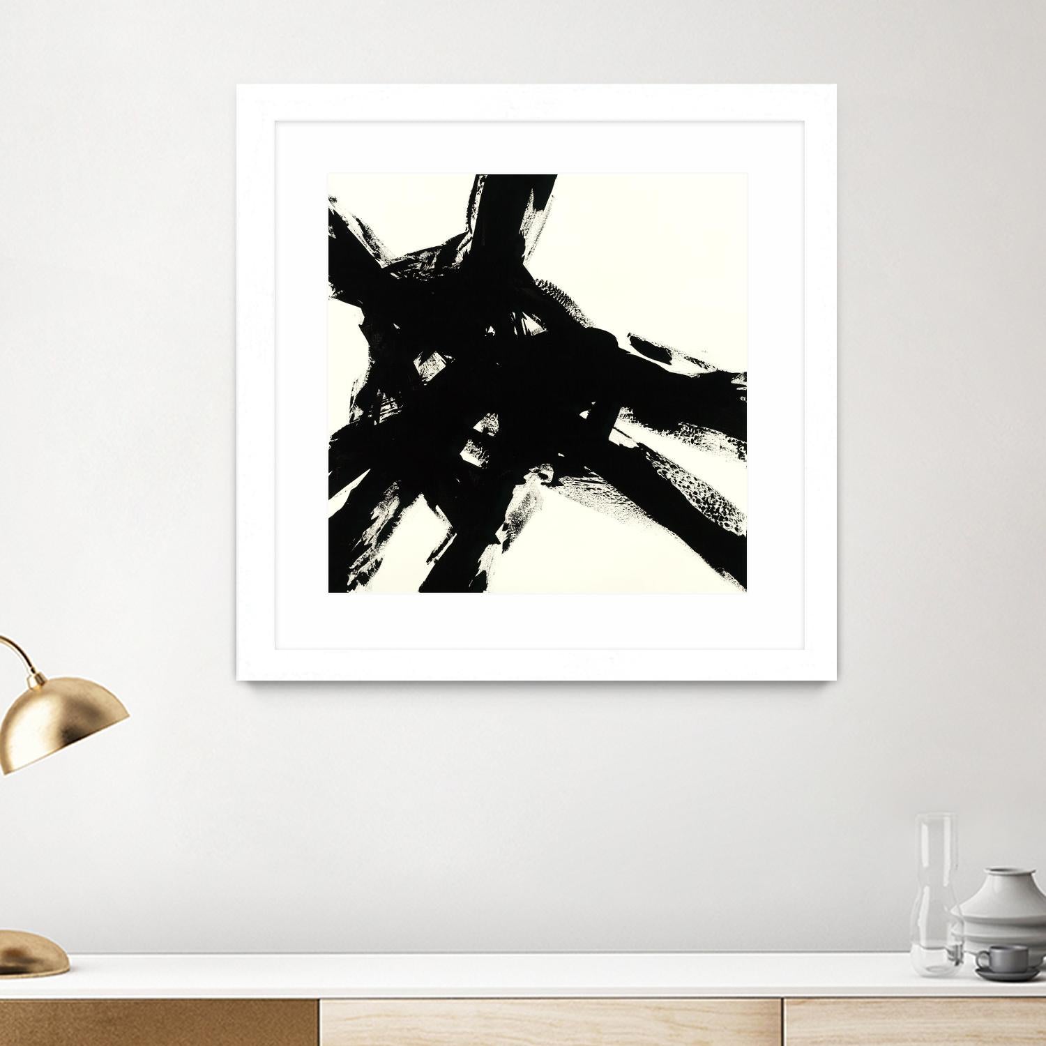Shadow Complex by Jeff Iorillo on GIANT ART - black abstract black
