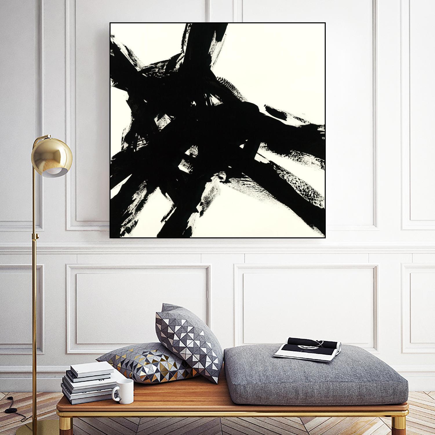 Shadow Complex by Jeff Iorillo on GIANT ART - black abstract black