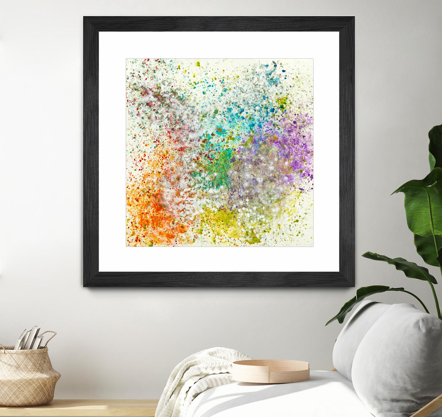 Galaxy II by Jeff Iorillo on GIANT ART - purples abstract spray