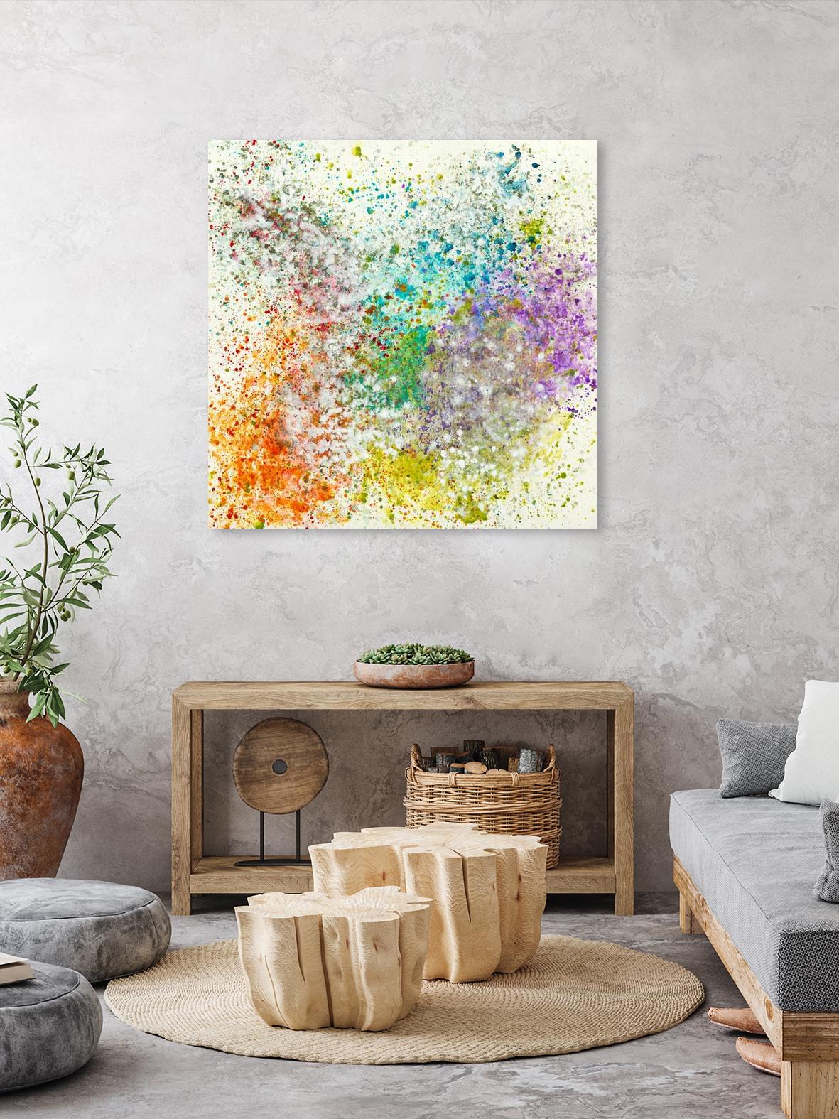 Galaxy II by Jeff Iorillo on GIANT ART - purples abstract spray