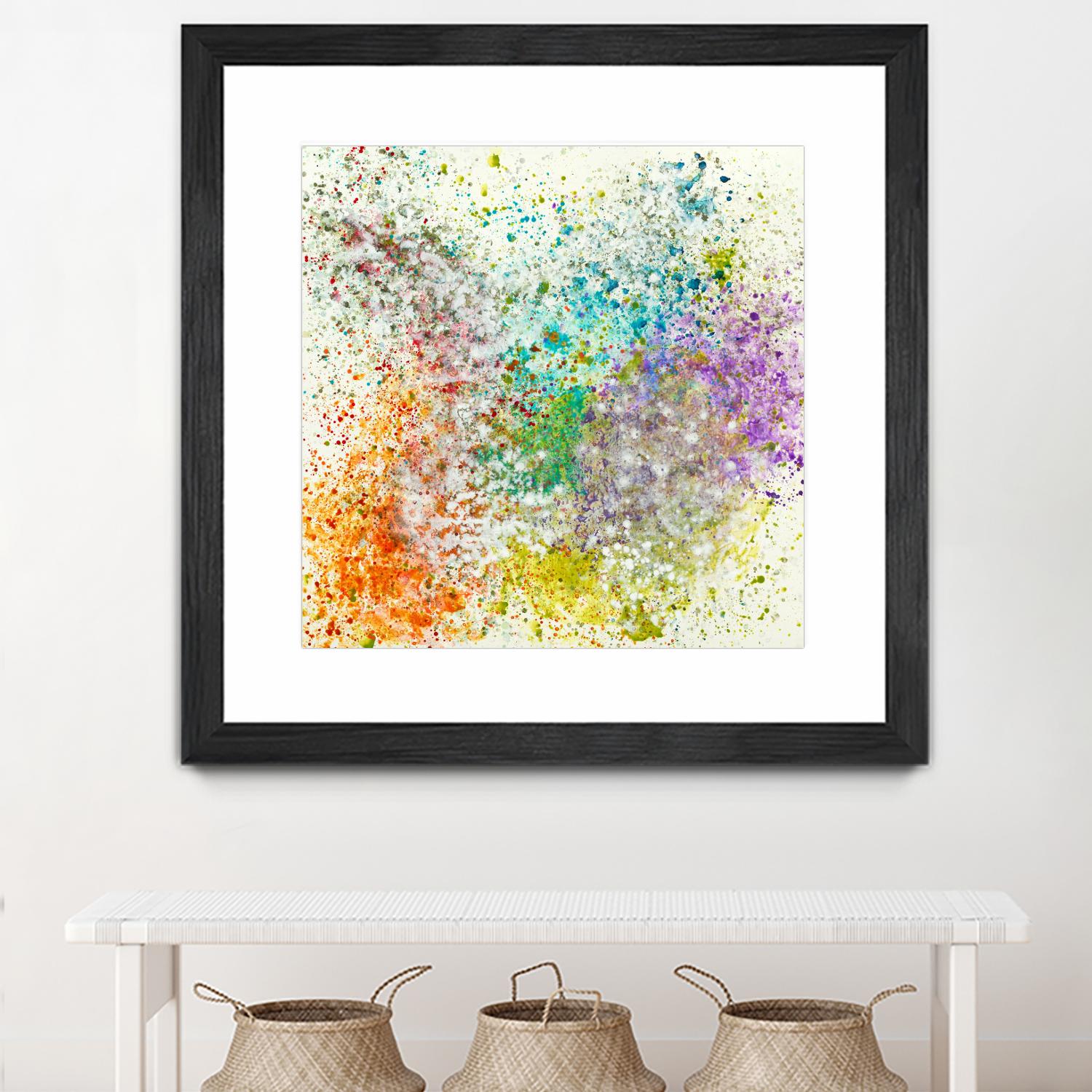 Galaxy II by Jeff Iorillo on GIANT ART - purples abstract spray