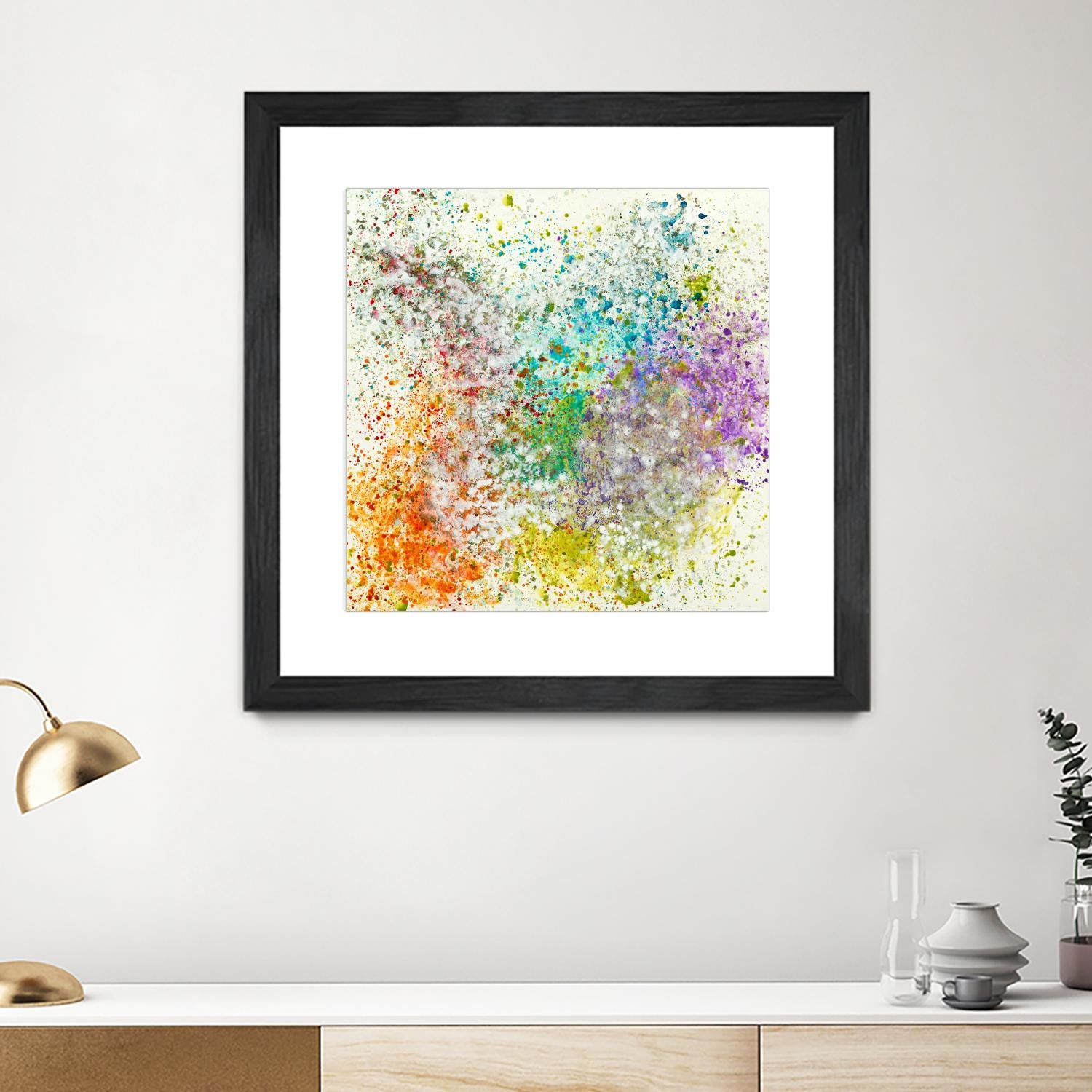 Galaxy II by Jeff Iorillo on GIANT ART - purples abstract spray