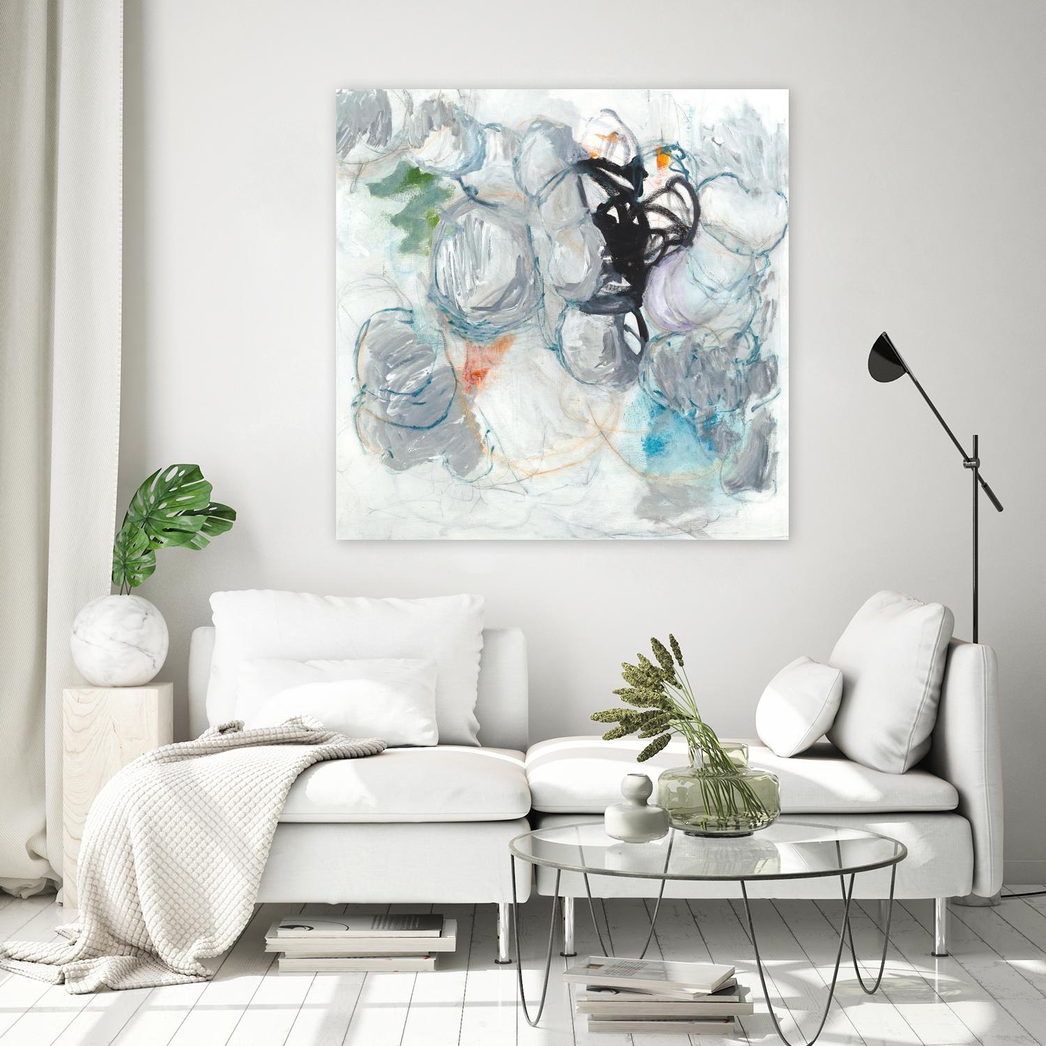 TUMBLE MOMENTUM by JEFF IORILLO on GIANT ART - blue abstract abstract