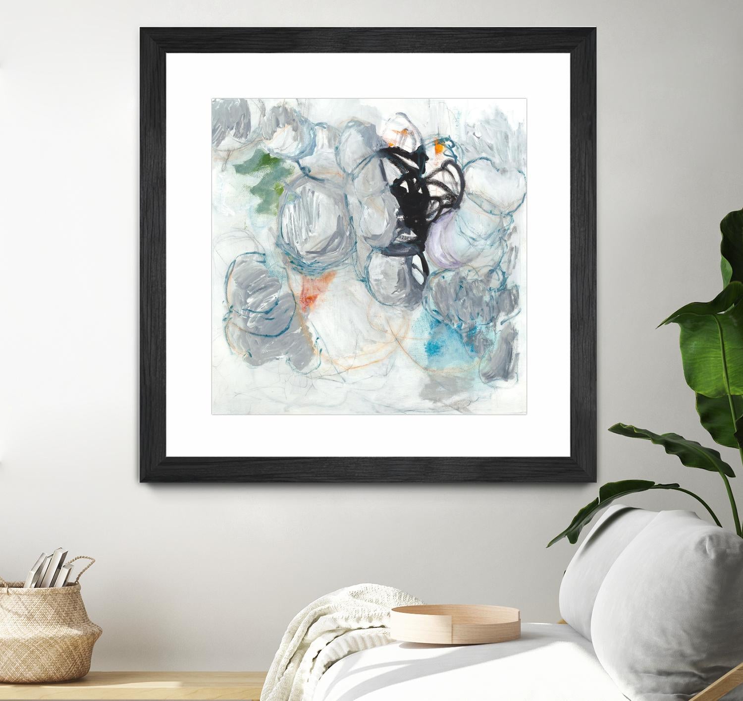 TUMBLE MOMENTUM by JEFF IORILLO on GIANT ART - blue abstract abstract