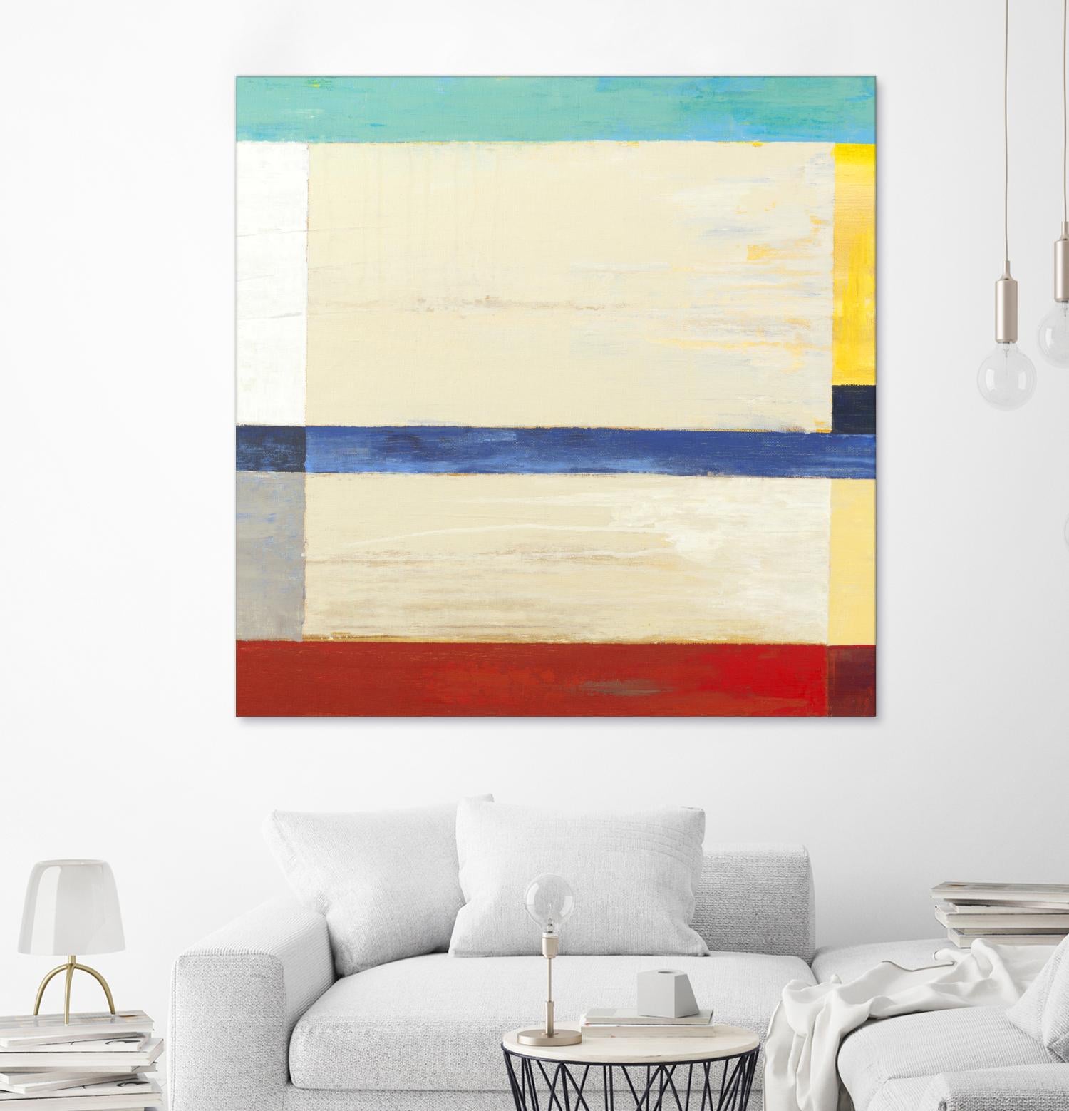 Retro Spectrum I by Liz Jardine on GIANT ART - red abstract