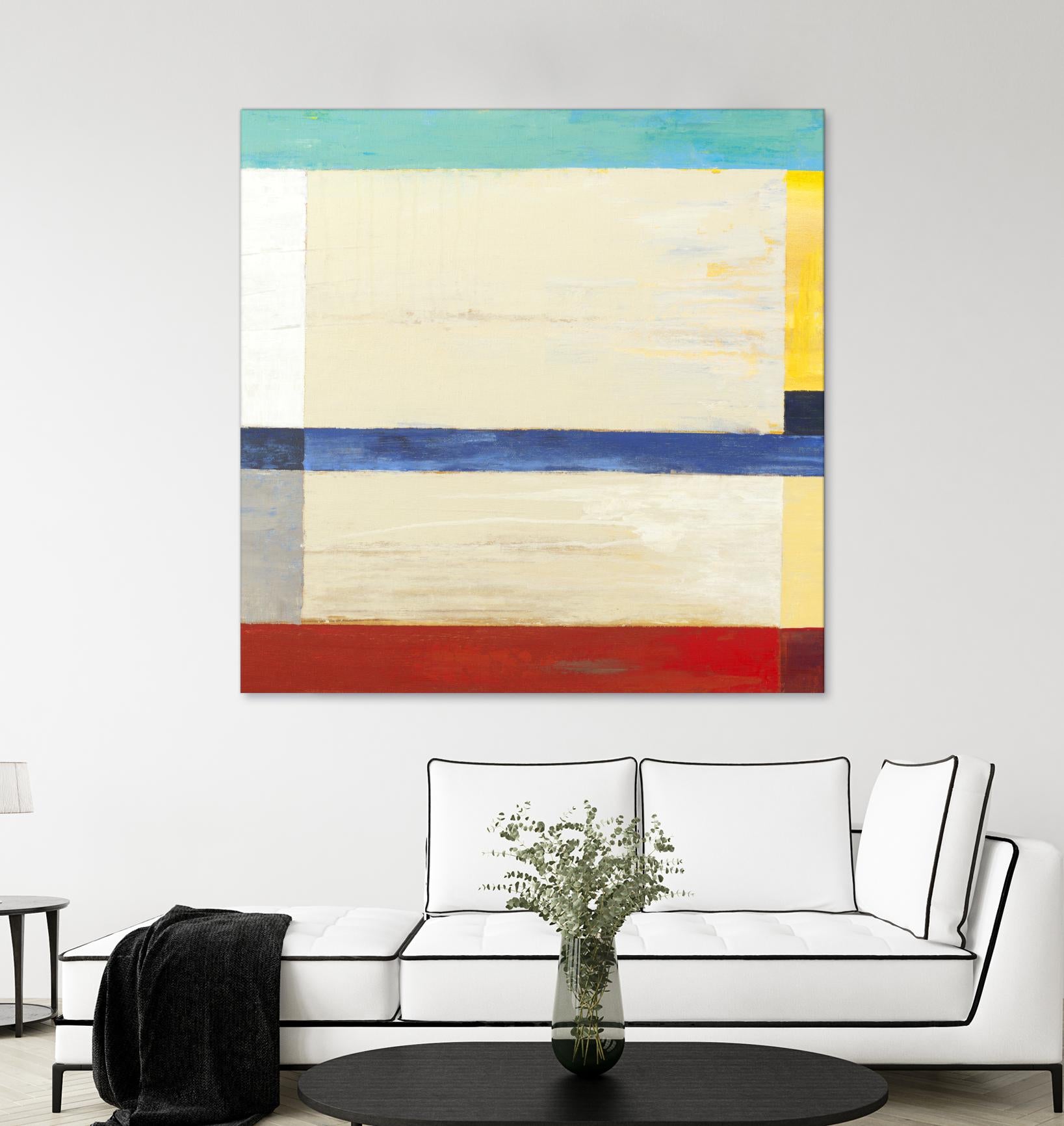 Retro Spectrum I by Liz Jardine on GIANT ART - red abstract