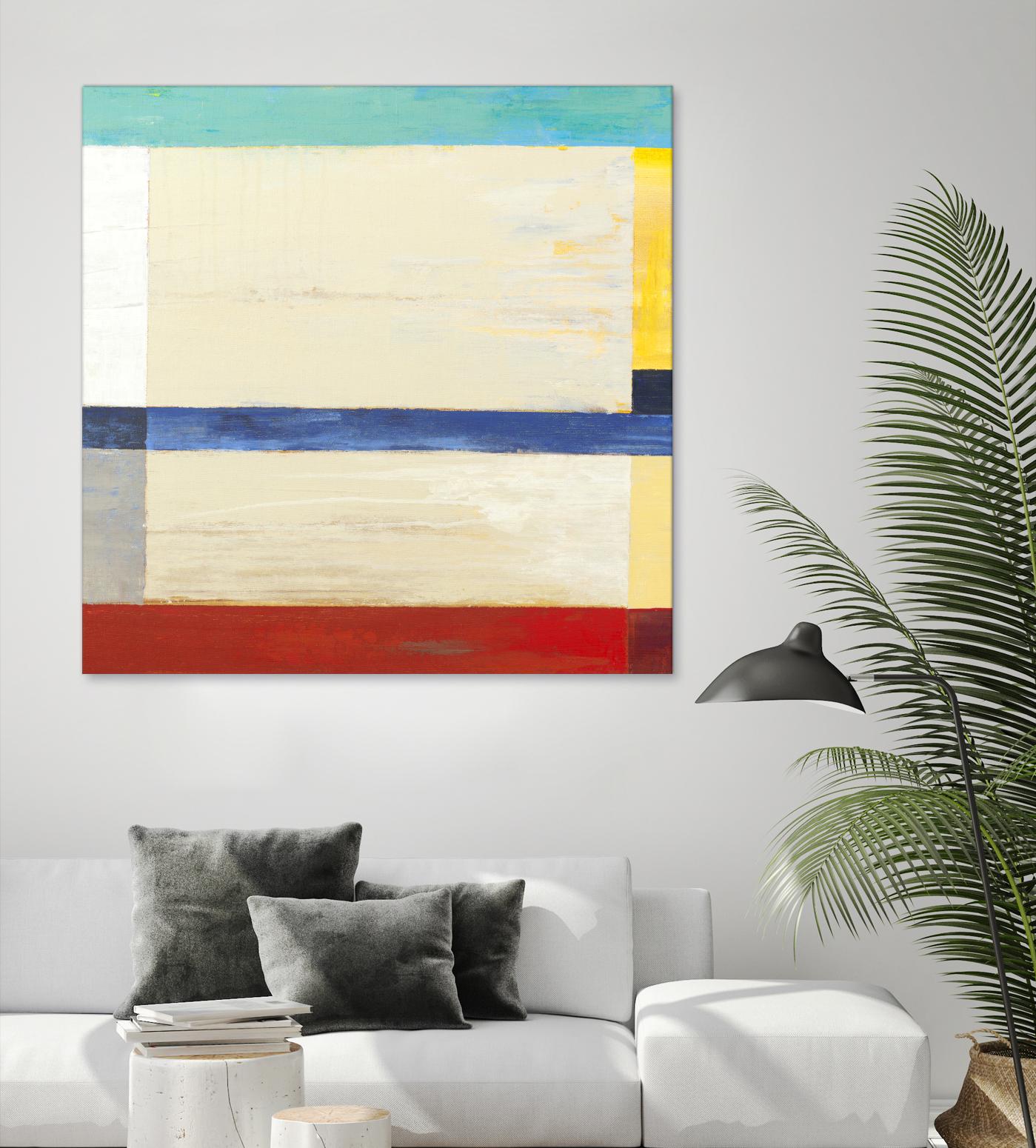 Retro Spectrum I by Liz Jardine on GIANT ART - red abstract