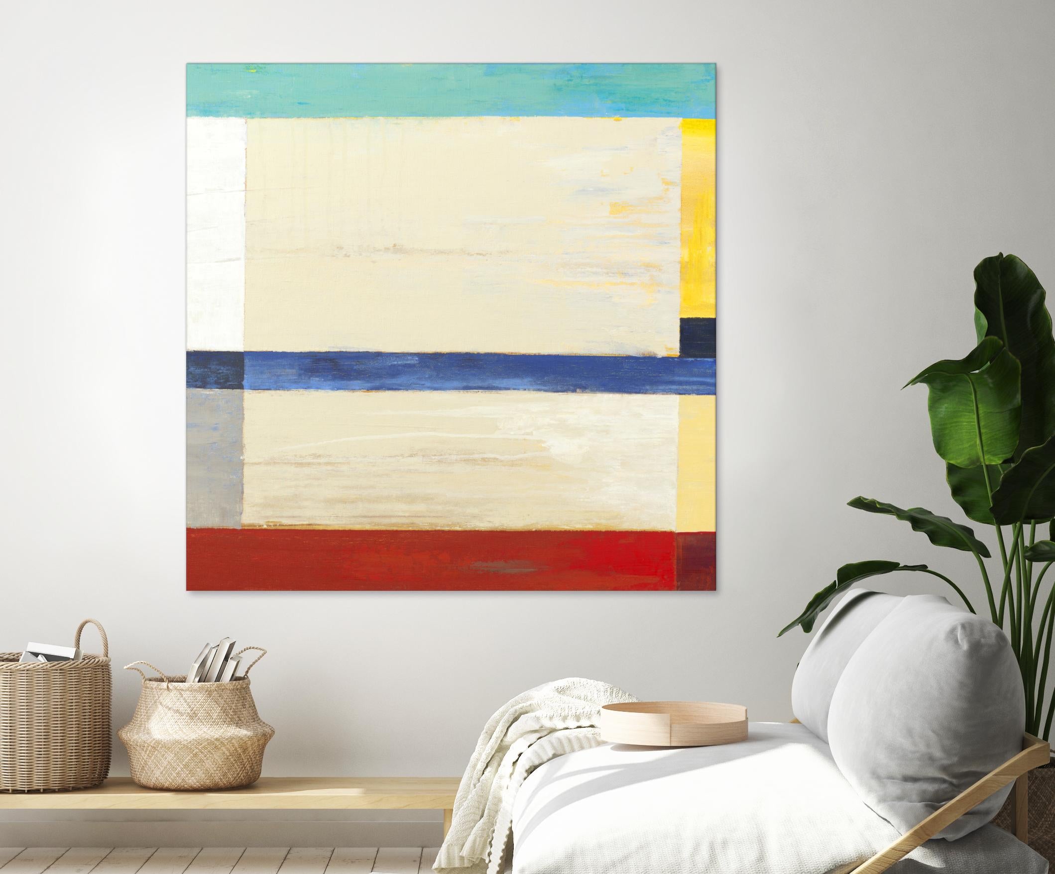 Retro Spectrum I by Liz Jardine on GIANT ART - red abstract