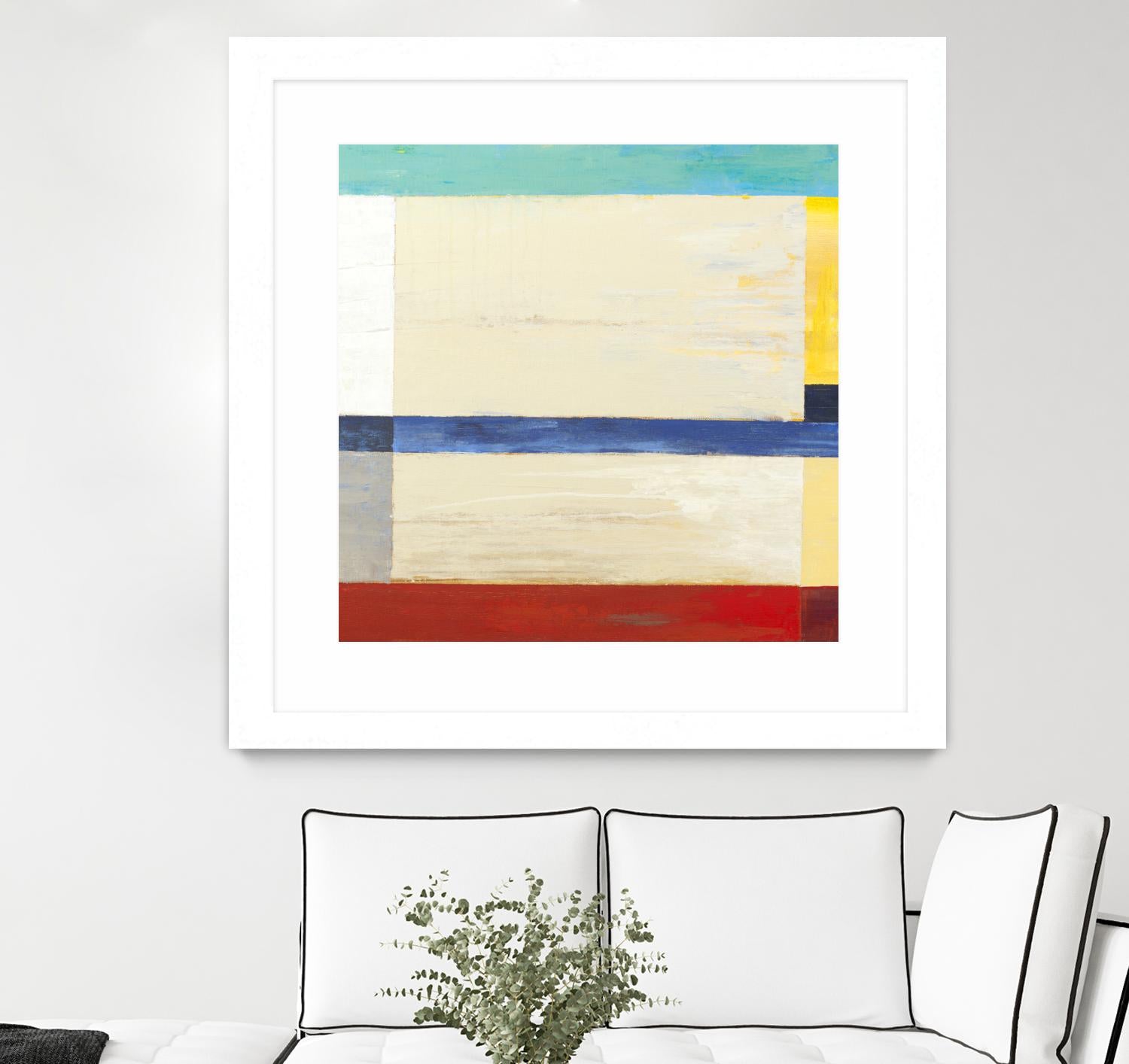 Retro Spectrum I by Liz Jardine on GIANT ART - red abstract