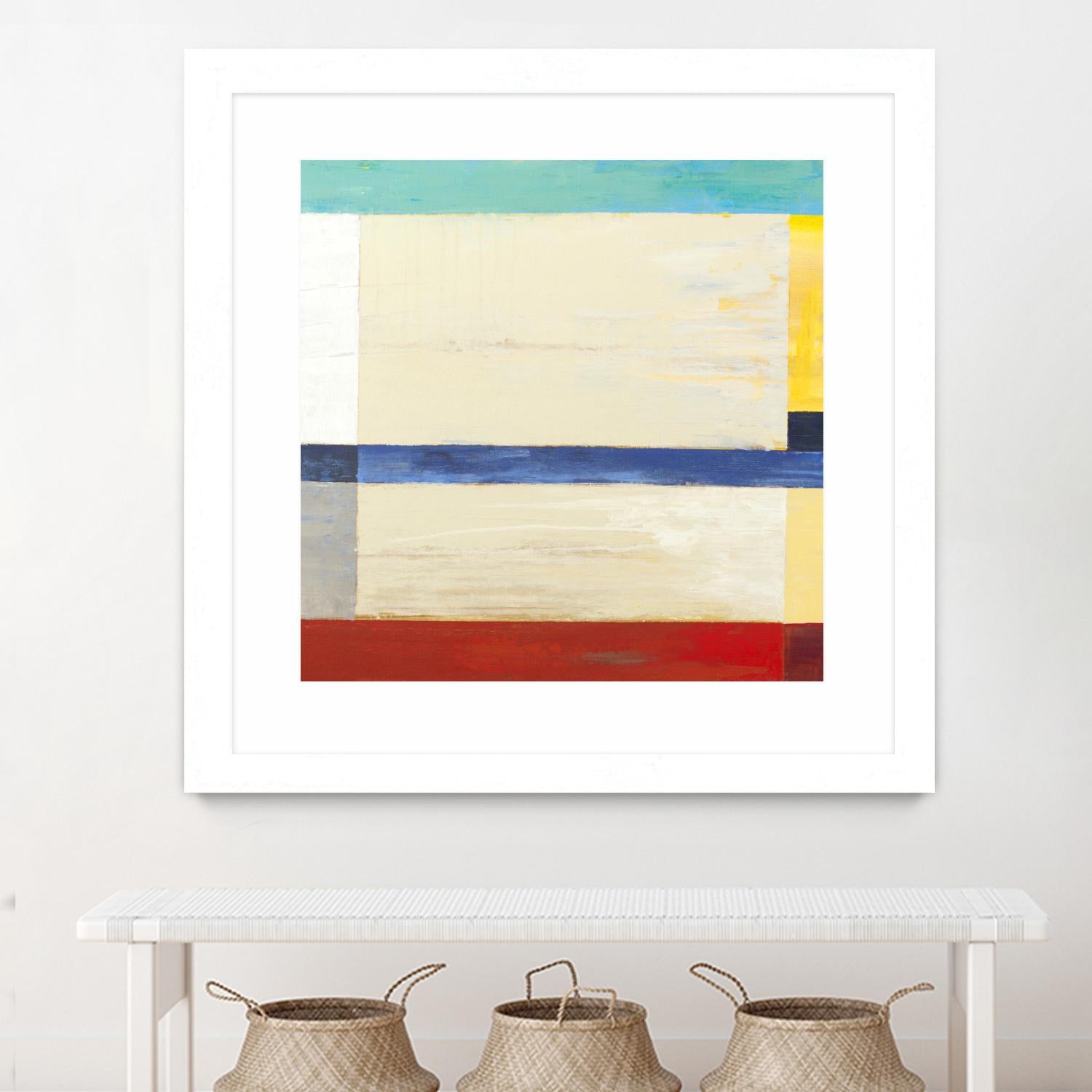 Retro Spectrum I by Liz Jardine on GIANT ART - red abstract