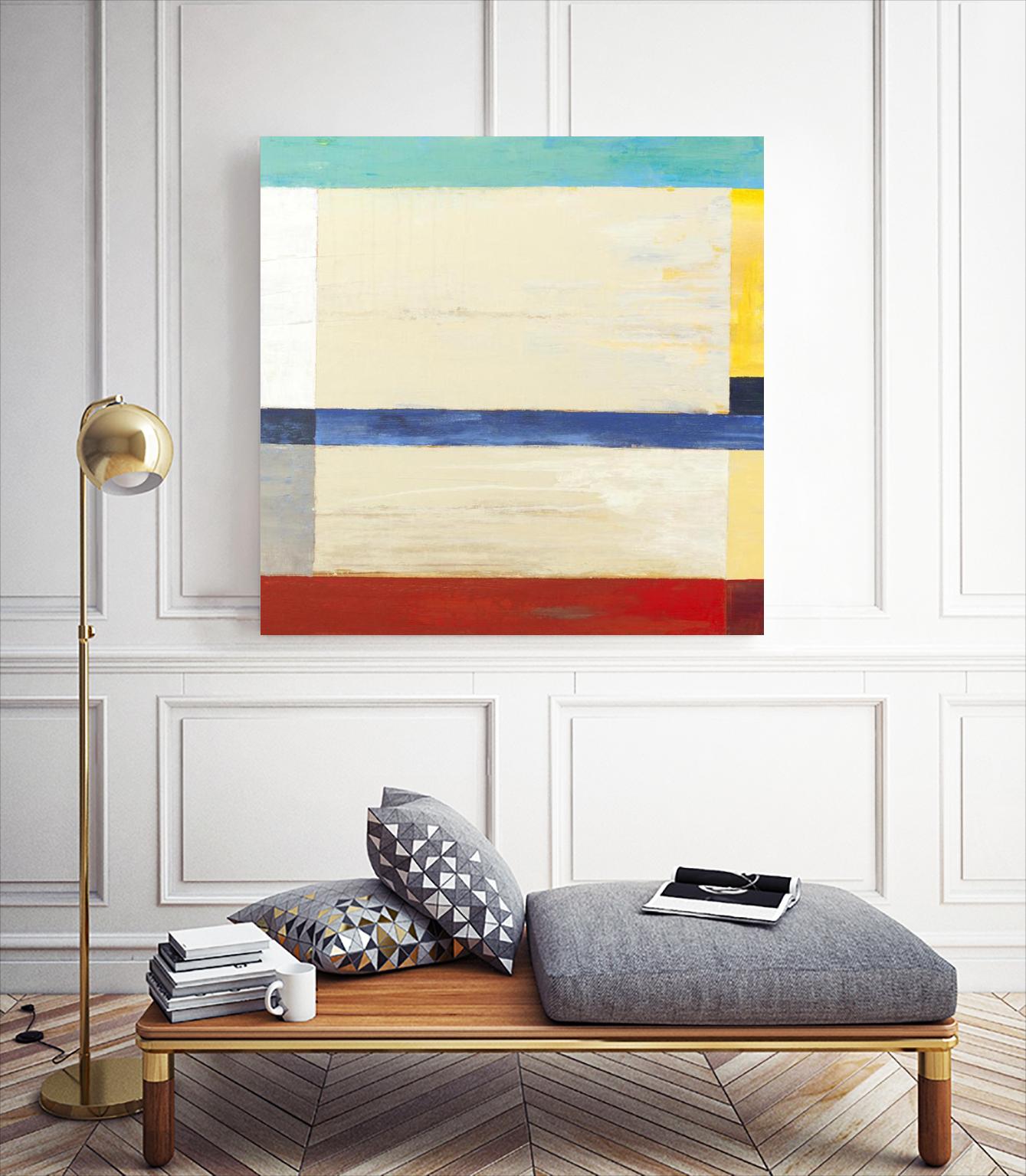 Retro Spectrum I by Liz Jardine on GIANT ART - red abstract